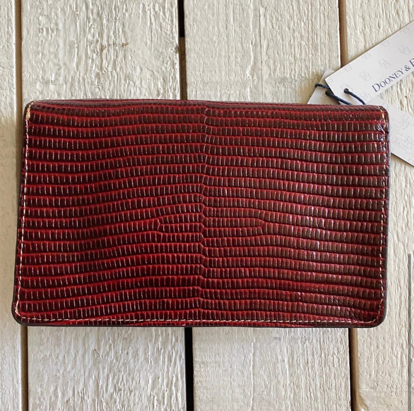 Dooney & Bourke Embossed Lizard Milly Wristlet