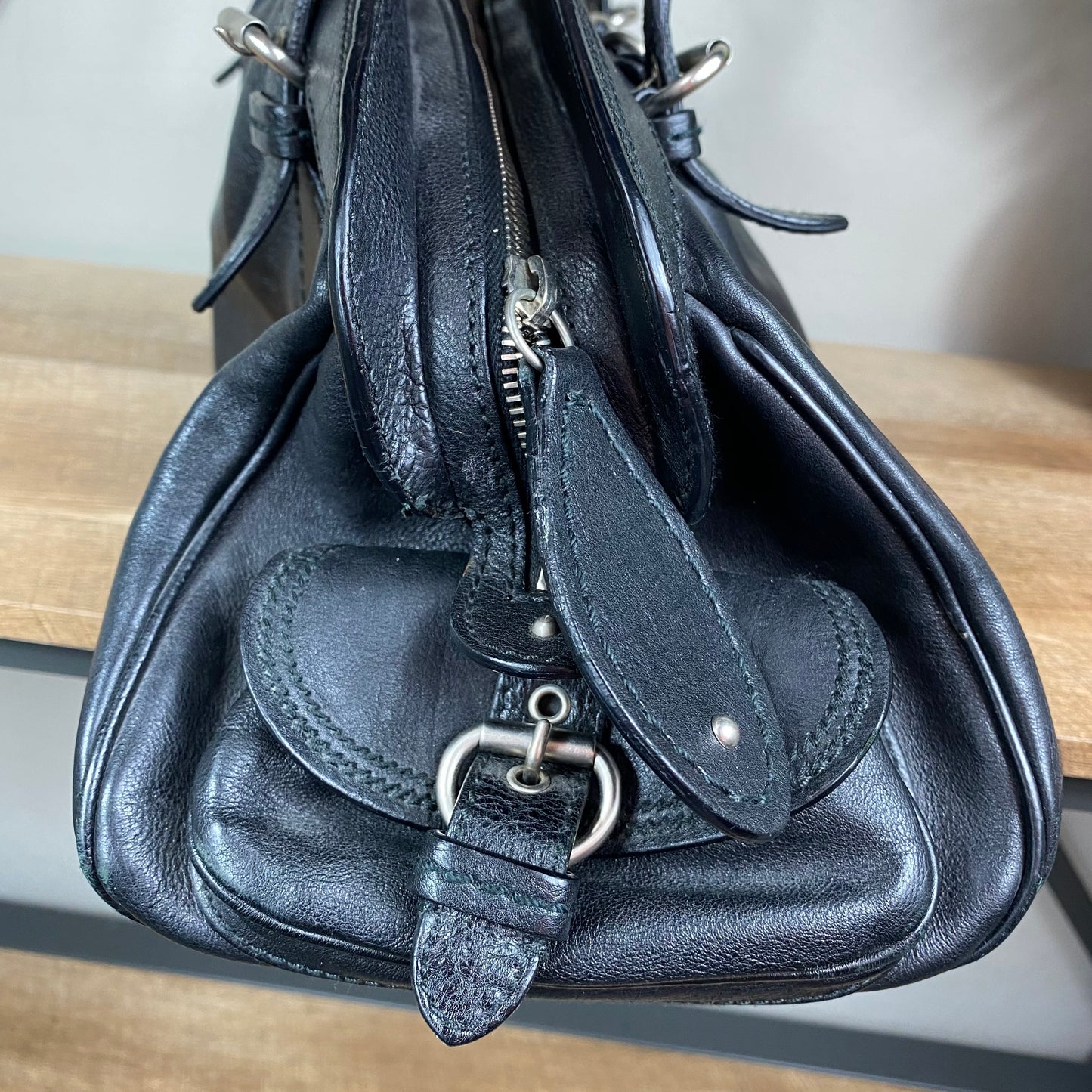 Christian Dior Leather My Dior Frame Satchel