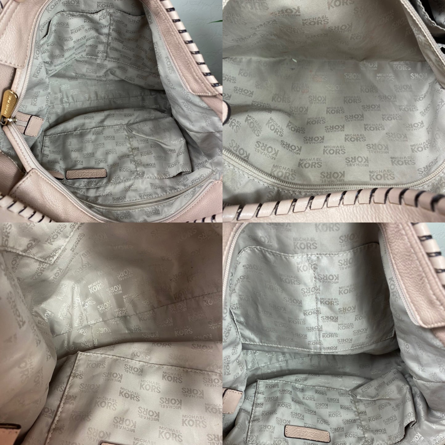 Michael Kors Bennett Whipstitch Leather Hobo