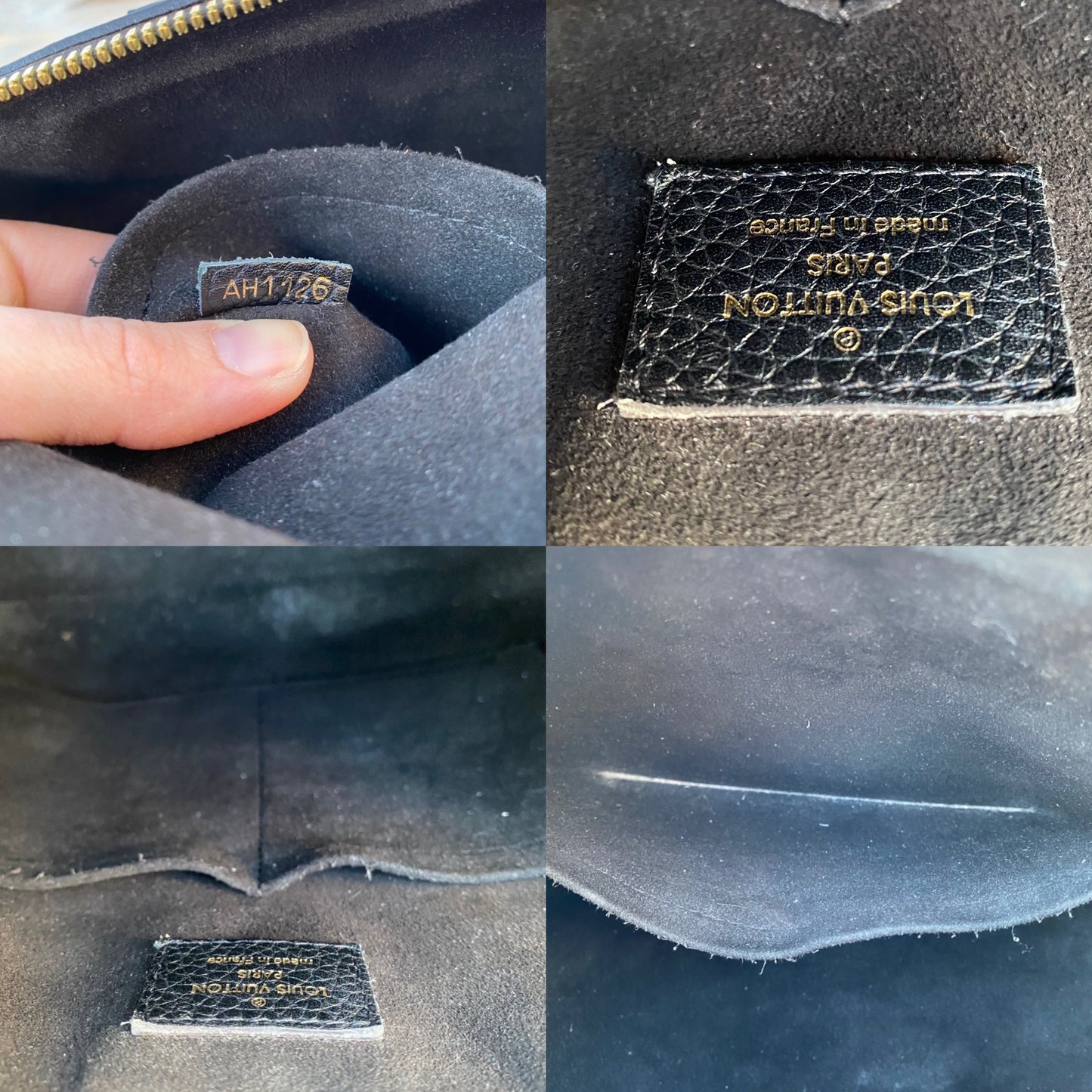 Louis Vuitton Leather and Monogram Canvas Retiro NM