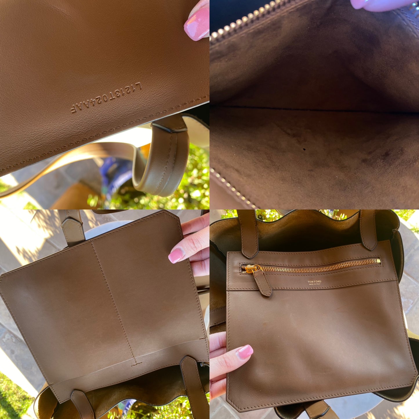 Tom Ford Hollywood Leather T Twist Tote
