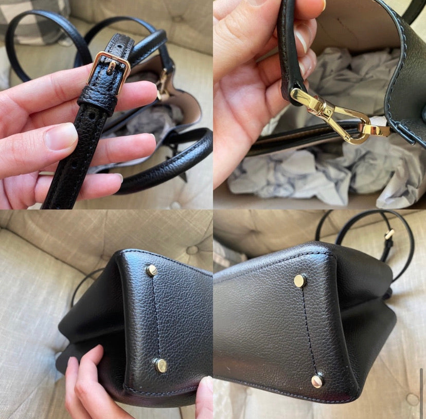 Kate Spade New York Eva Leather Satchel Crossbody