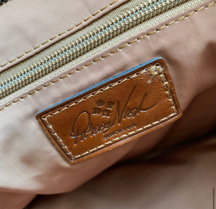 Patricia Nash Silvi Patina Coated Canvas Spring Multi Tote