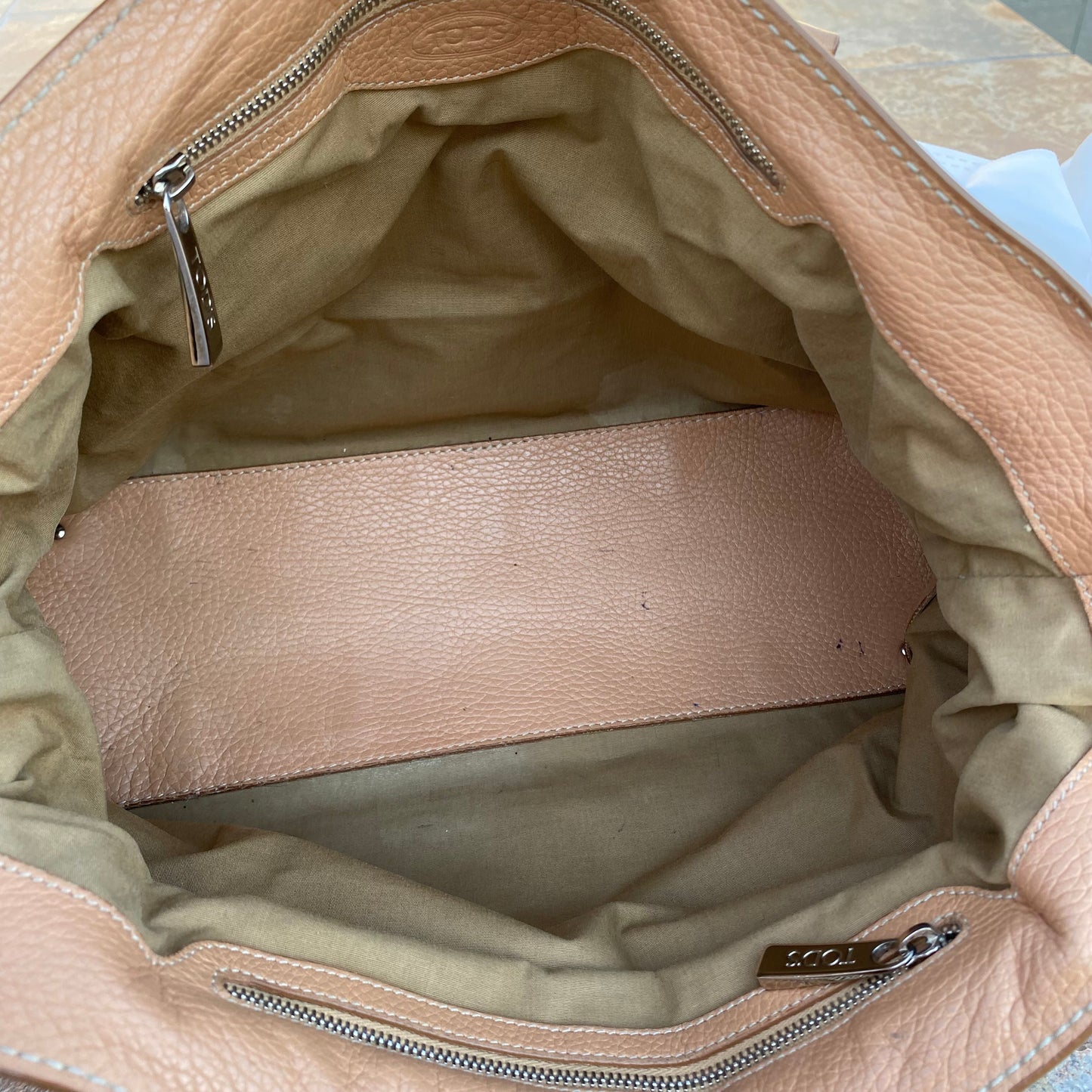 Tod’s D Styling Leather Tote Shoulder Bag