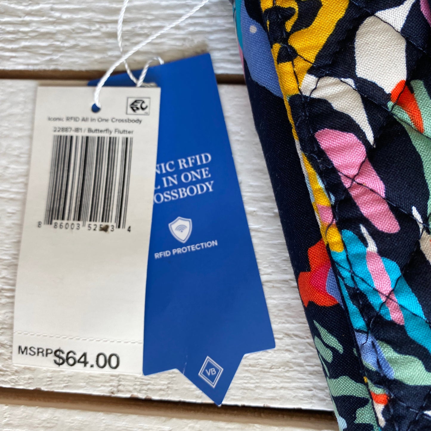 Vera Bradley Quilted Zip Around Wallet Wristlet