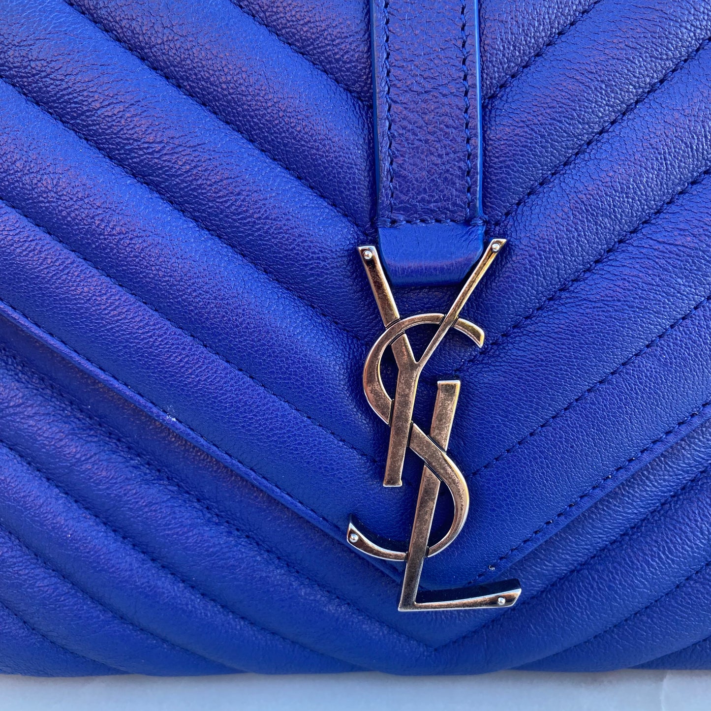 Saint Laurent YSL Medium Matelasse College Bag