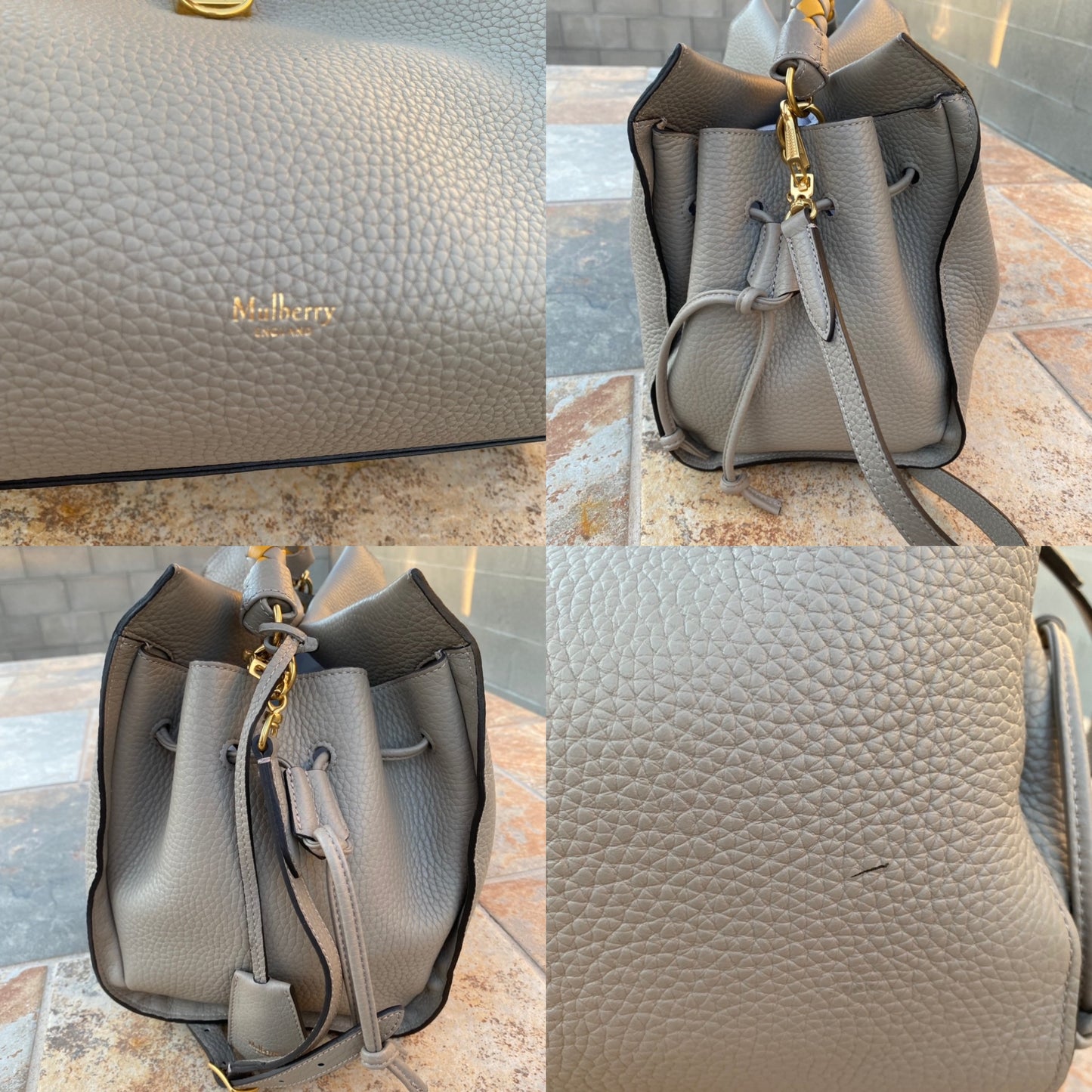Mulberry Iris Large Leather Shoulder Bag