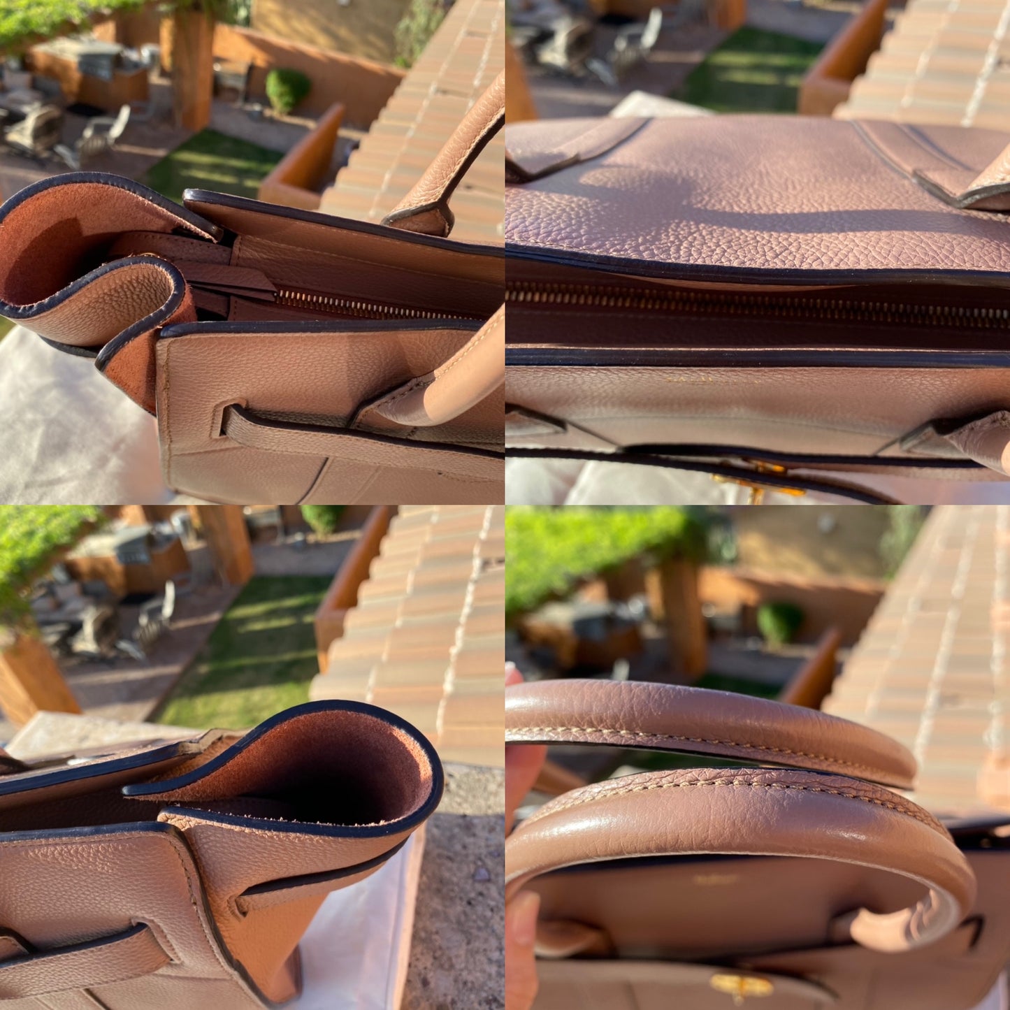 Mulberry Classic Grain Small Bayswater Zip Tote