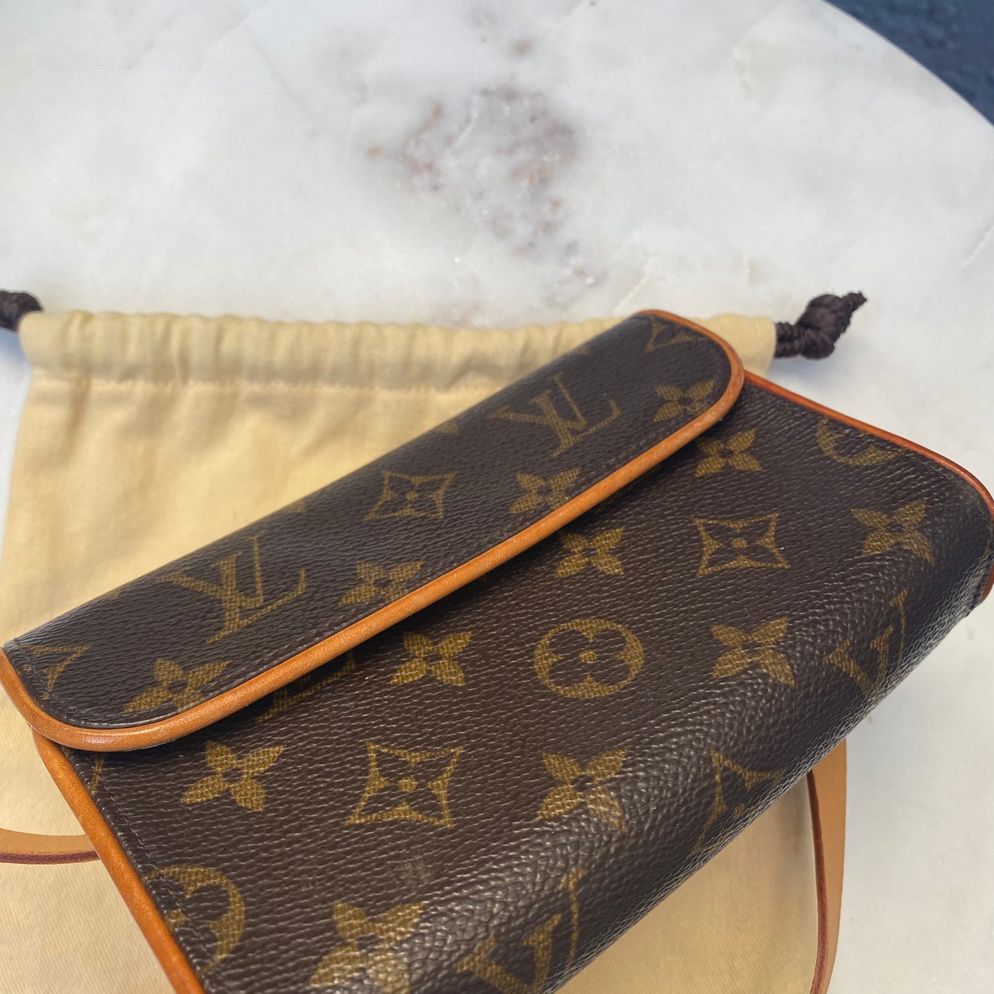 Louis Vuitton Vintage Monogram Pochette Florentine Bumbag