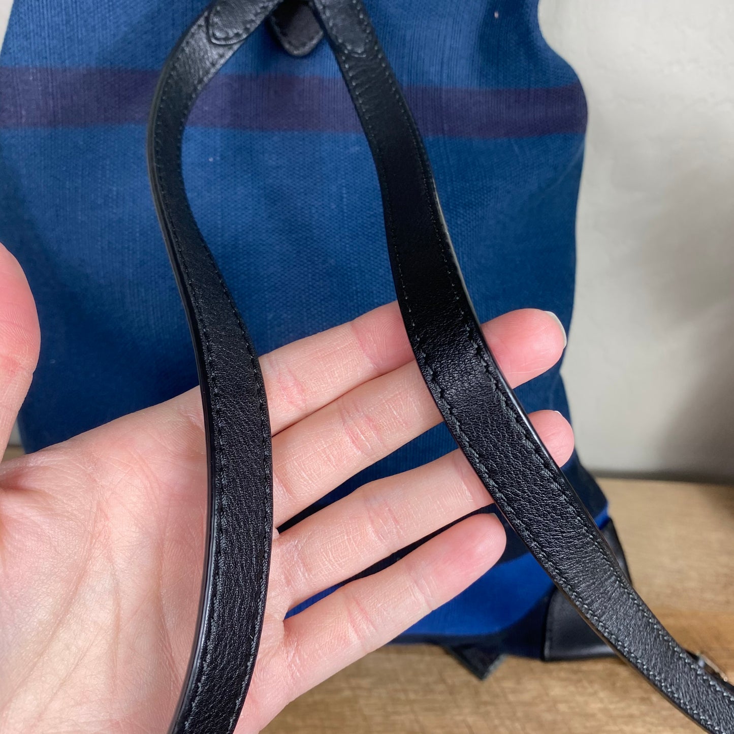 Burberry Medium Chiltern Canvas Check Backpack