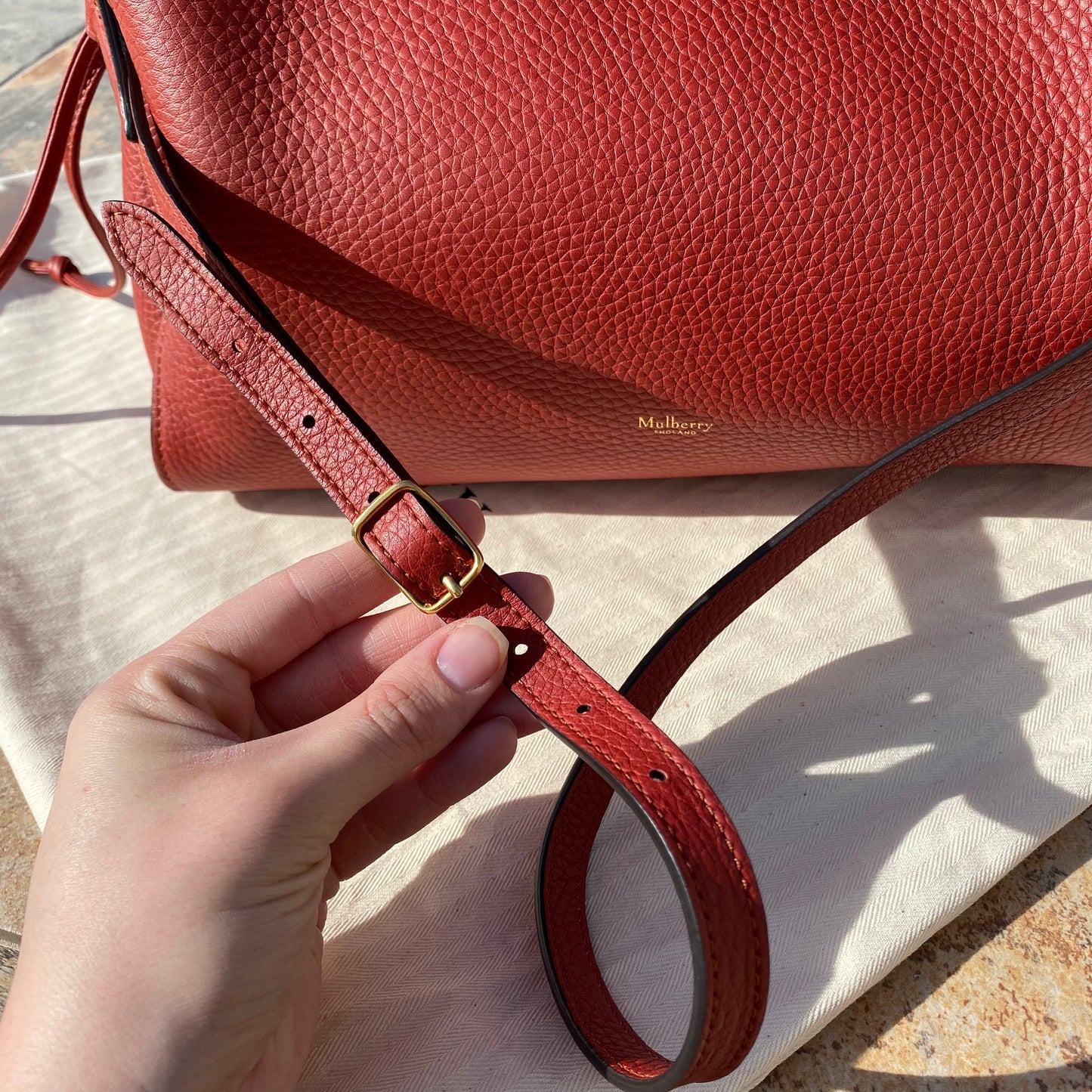 Mulberry Iris Large Leather Shoulder Bag