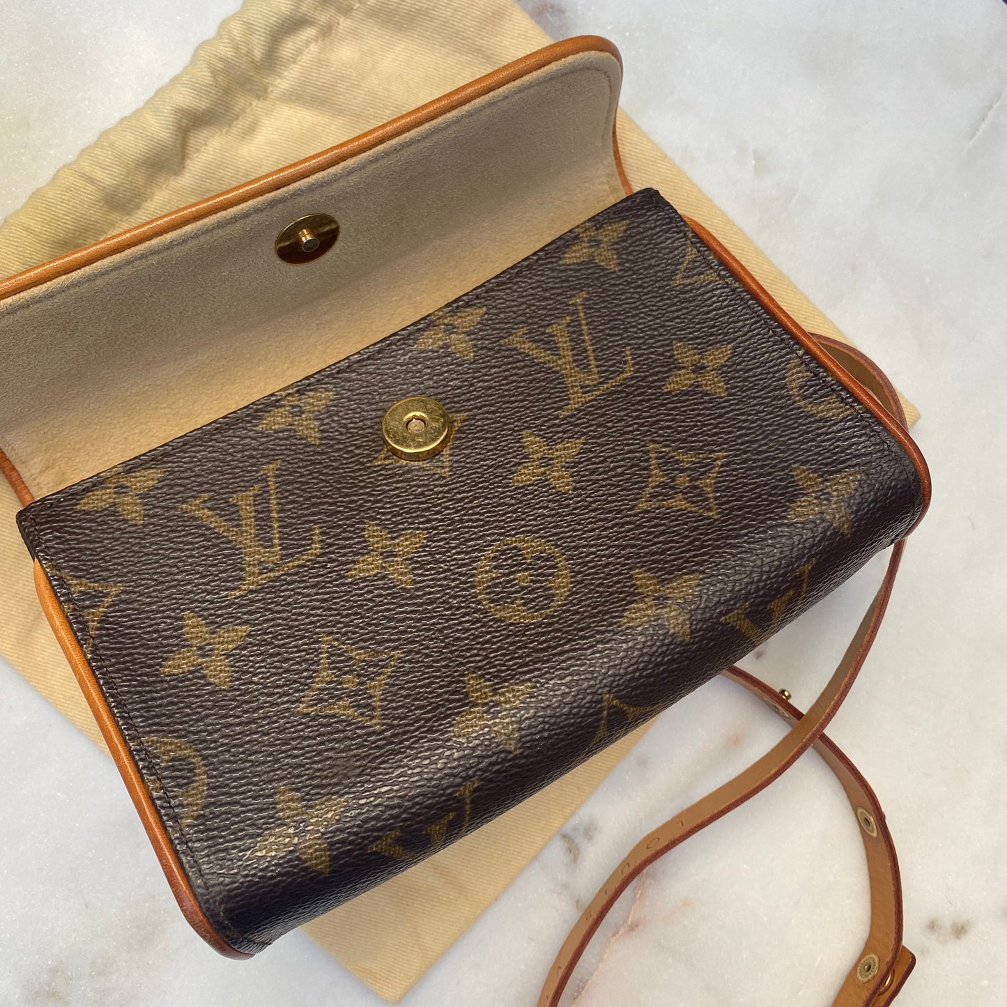 Louis Vuitton Vintage Monogram Pochette Florentine Bumbag