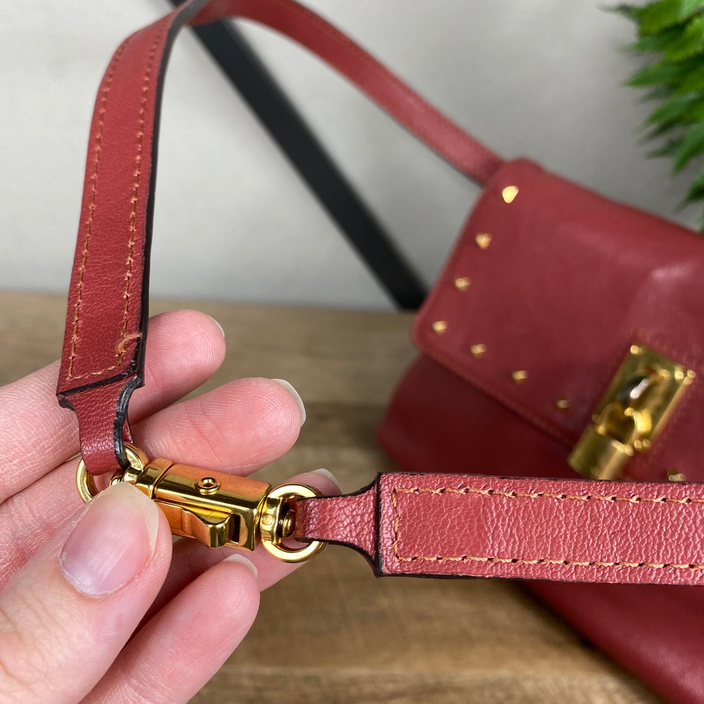 Marc Jacobs Leather Paradise Studded Handbag