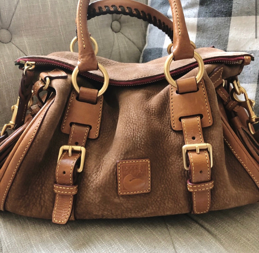 Dooney & Bourke Suede Nobuck Satchel