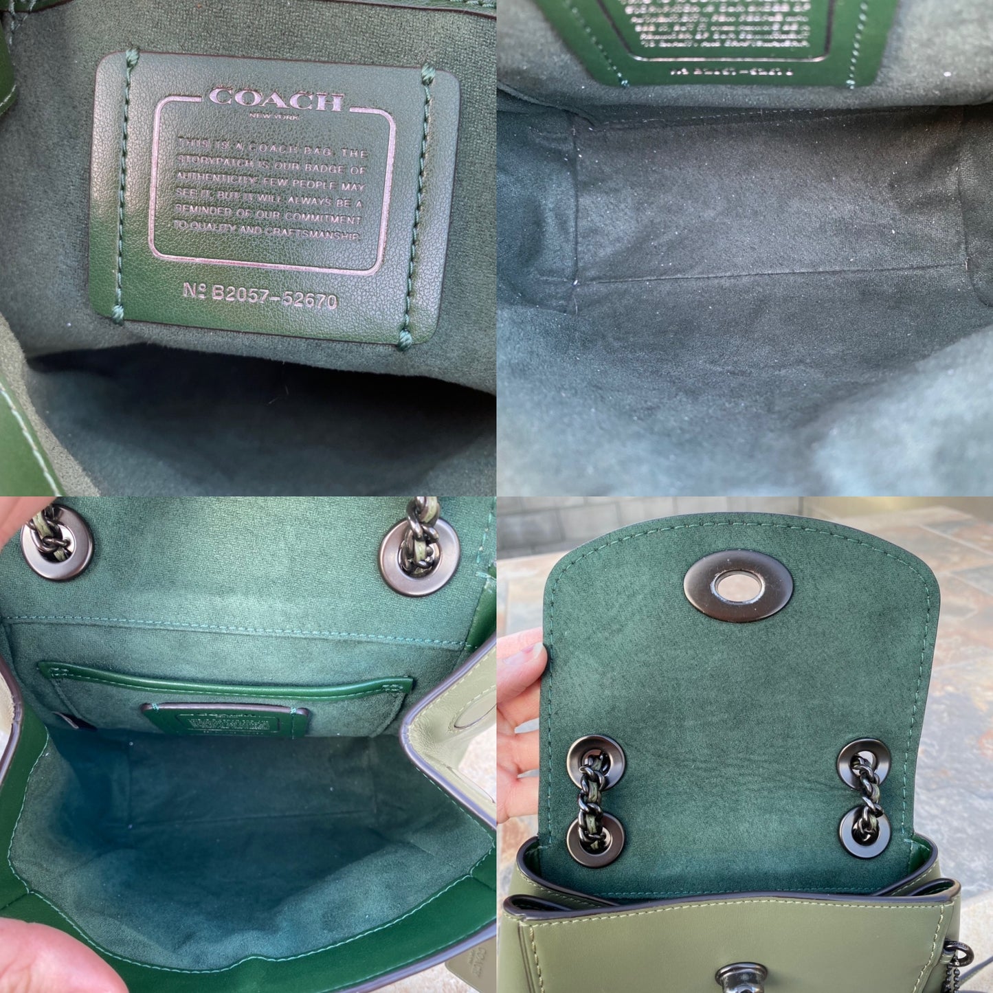 Coach Parker Convertible Leather Backpack 16