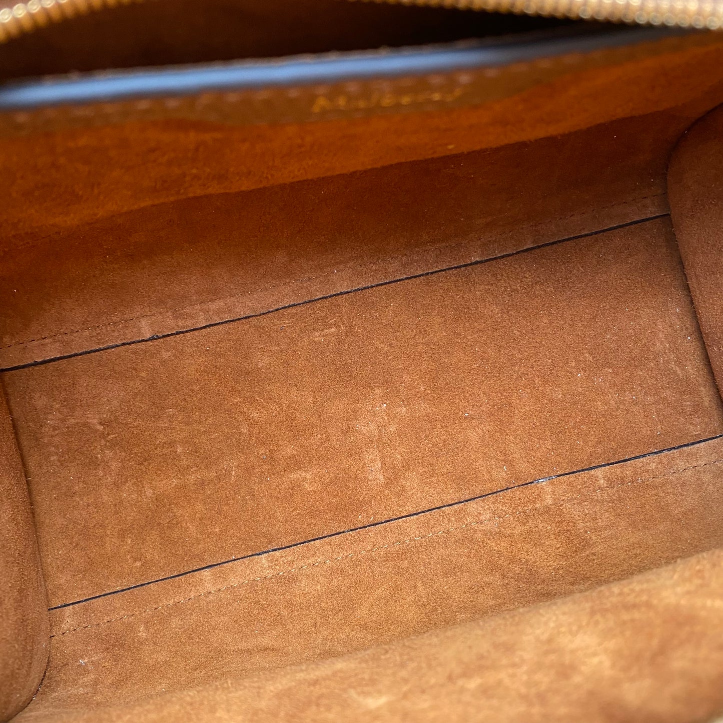 Mulberry Mini Zipped Bayswater Grained Leather Tote