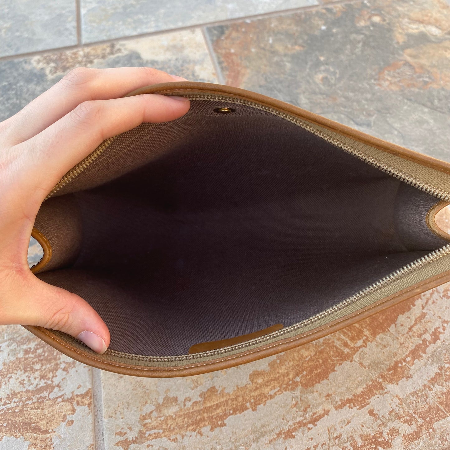 Christian Dior Monogram Honeycomb Canvas Clutch