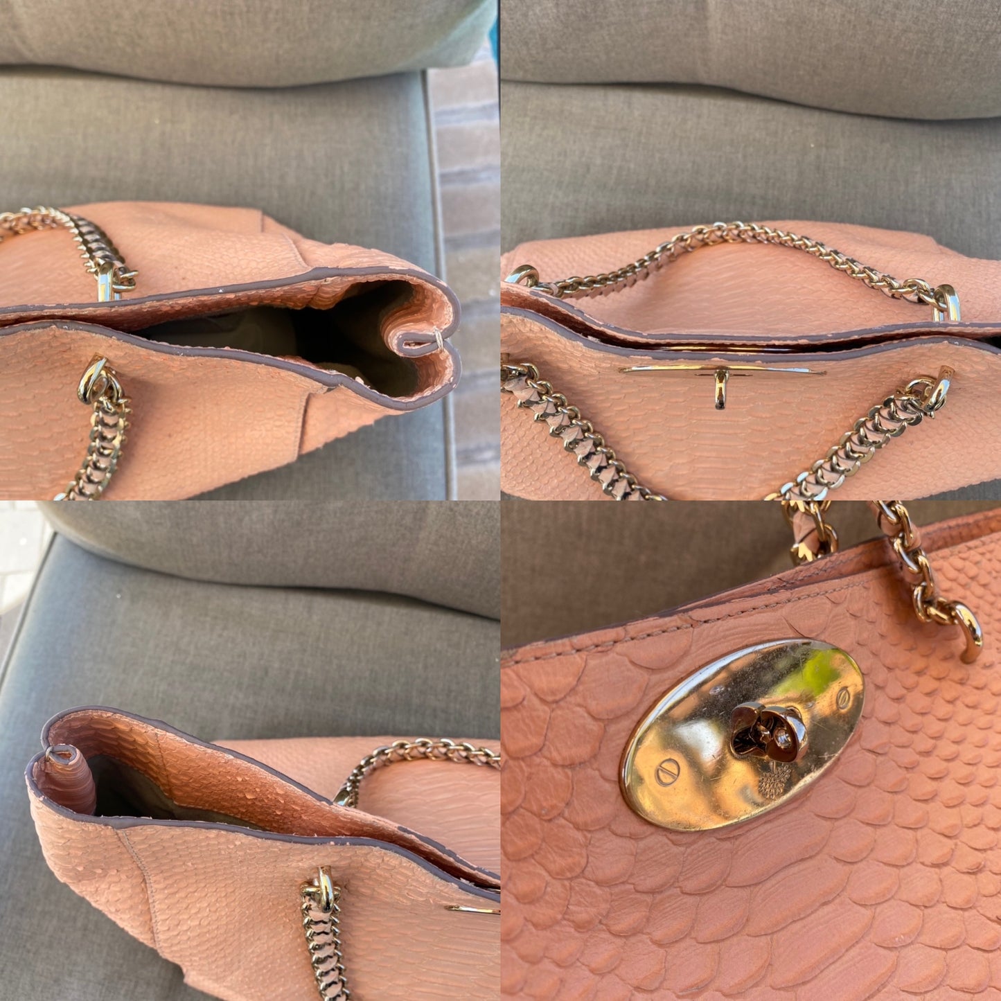 Mulberry Python Cecily Tote
