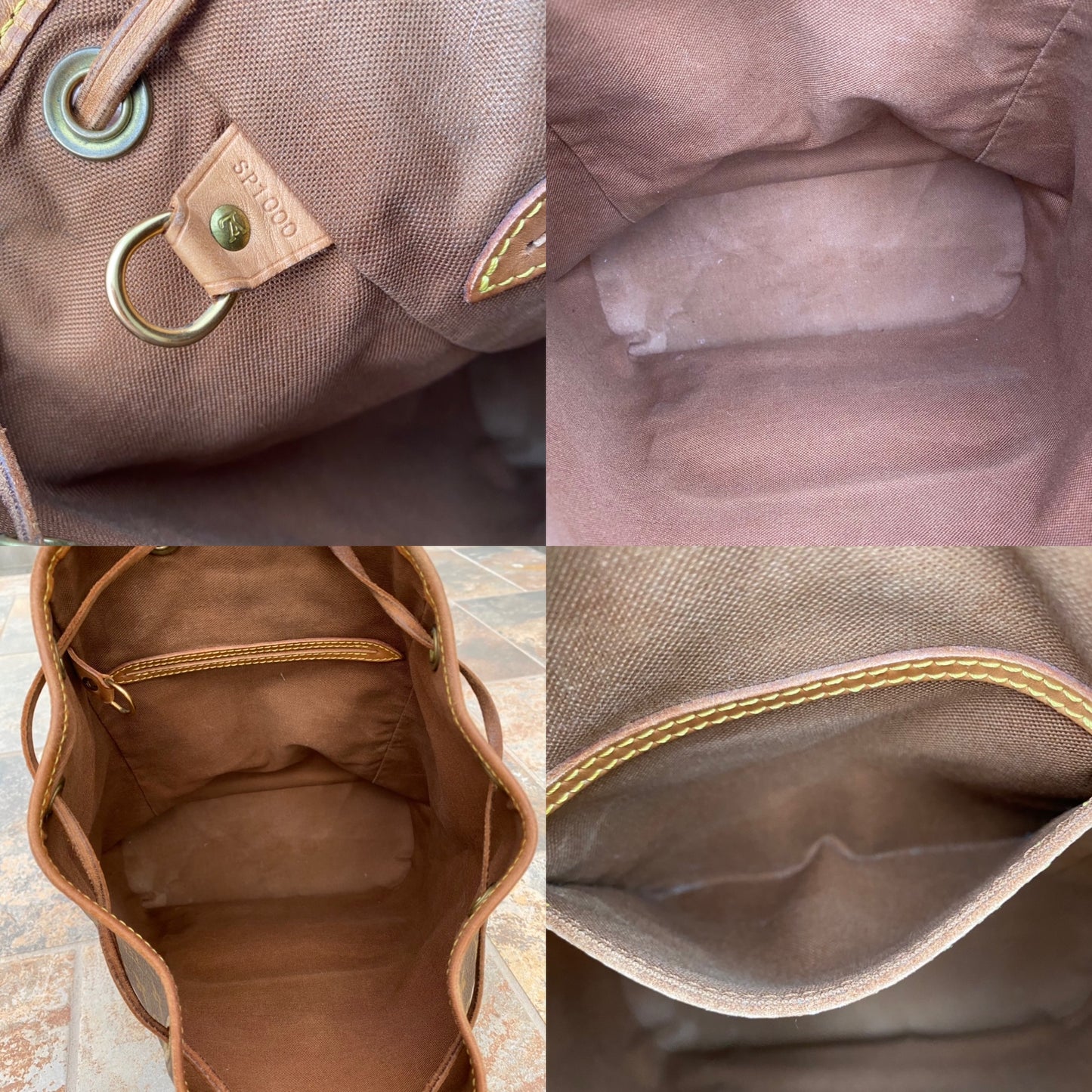 Louis Vuitton Vintage Montsouris MM Backpack