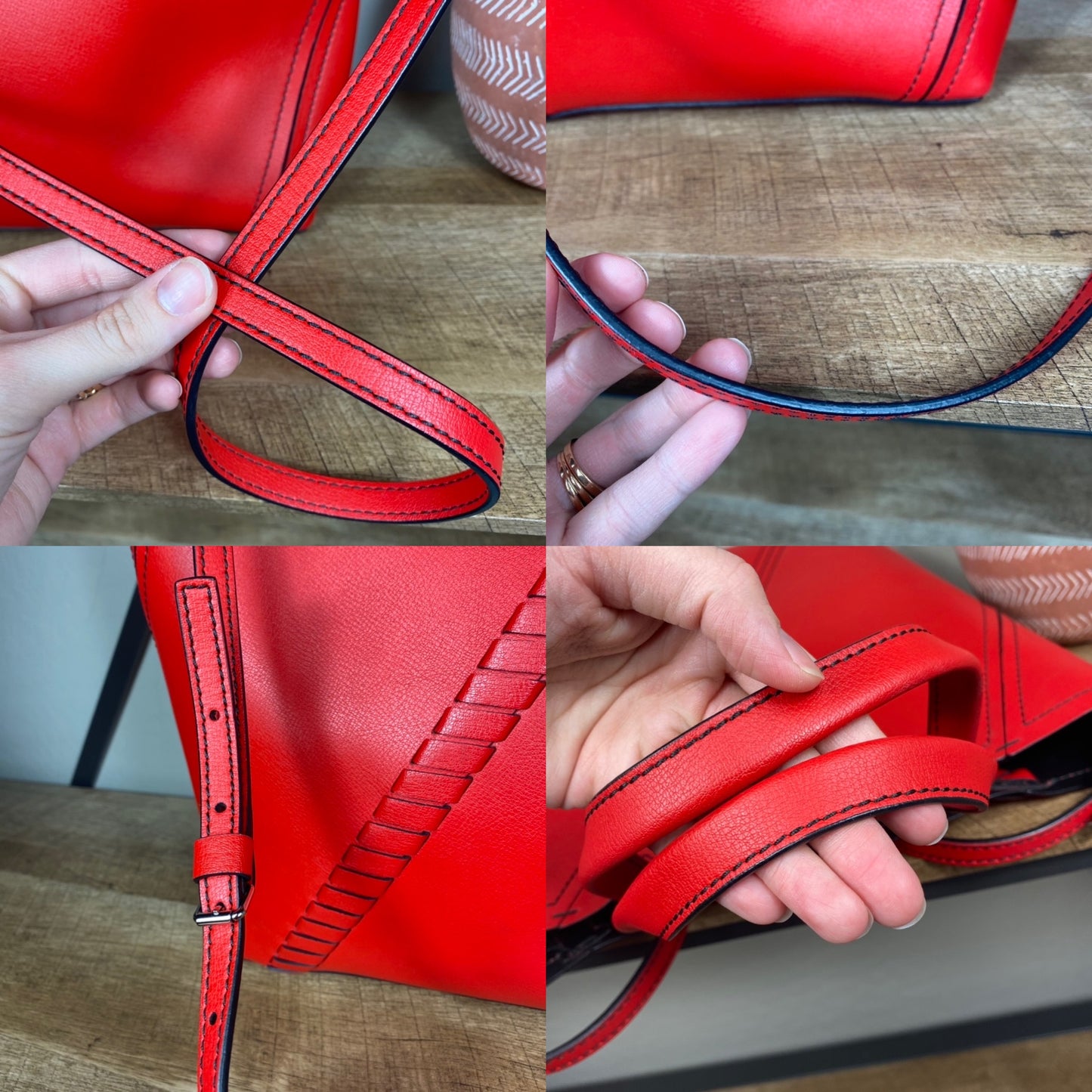 Proenza Schouler Hex Leather Bucket Bag