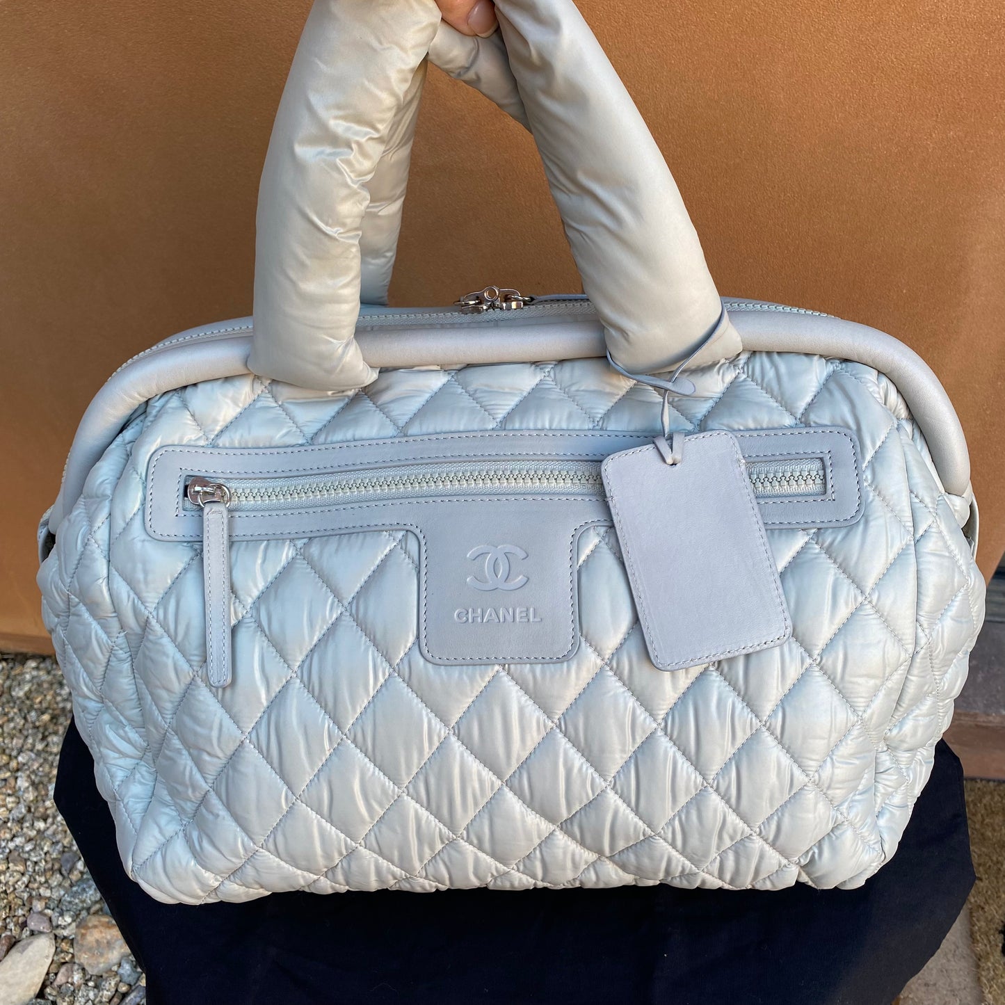 Chanel Nylon Quilted Coco Cocoon Bowler