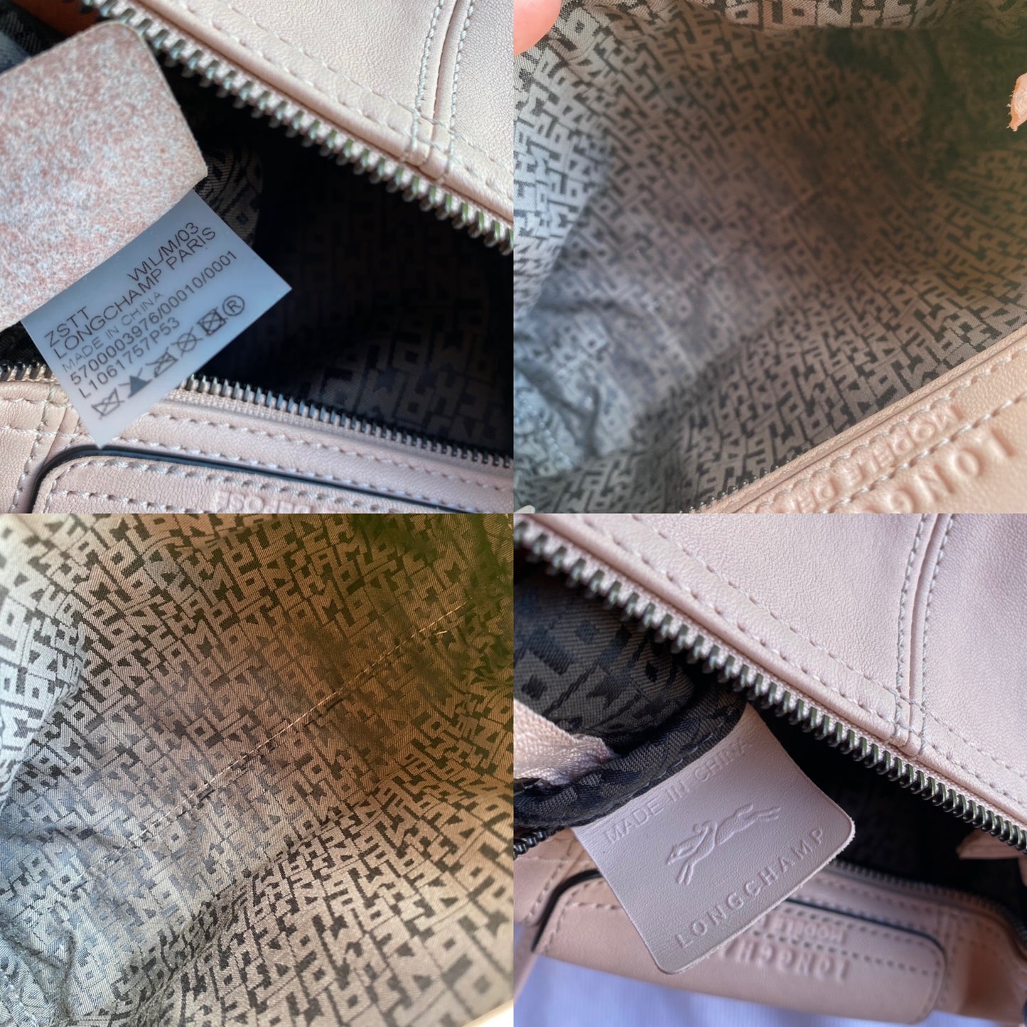 Longchamp Le Pliage Cuir Leather Crossbody