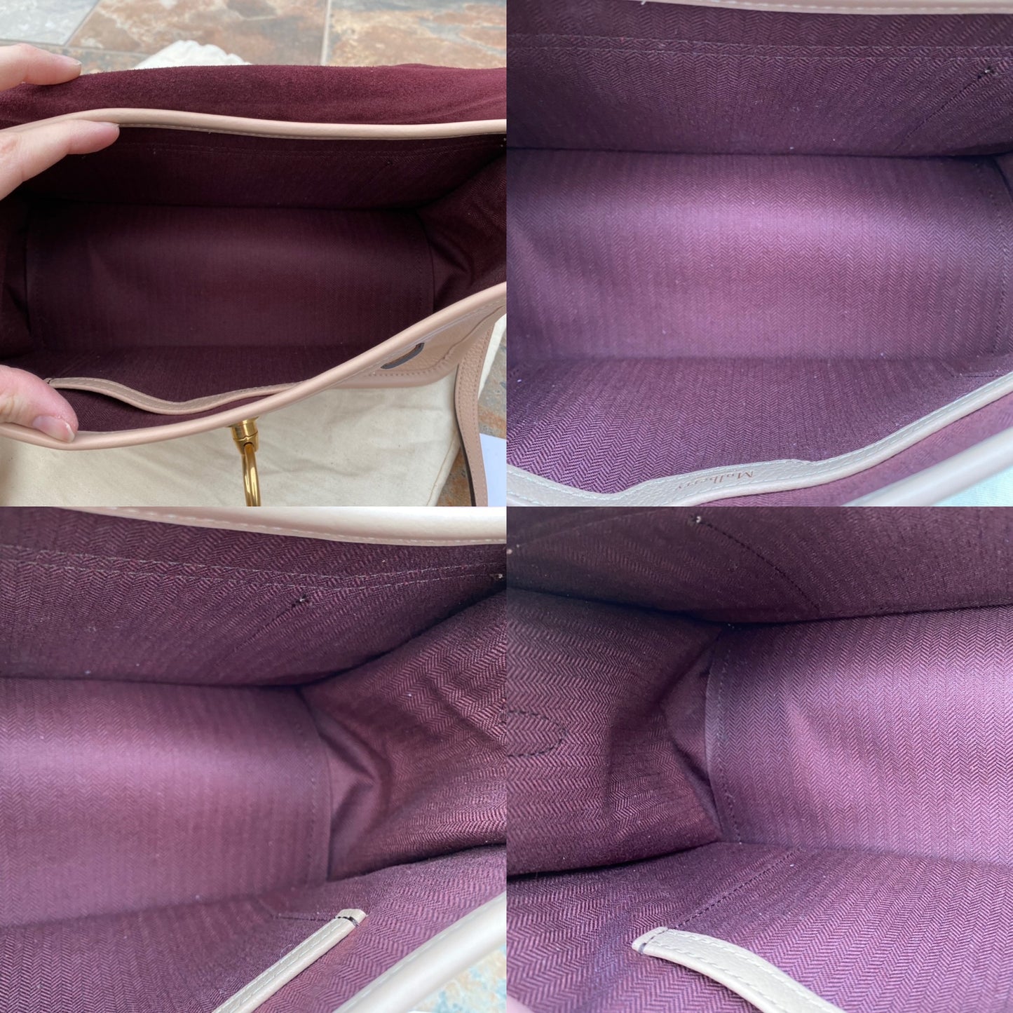 Mulberry Gracy Rosewater Leather Satchel Bag