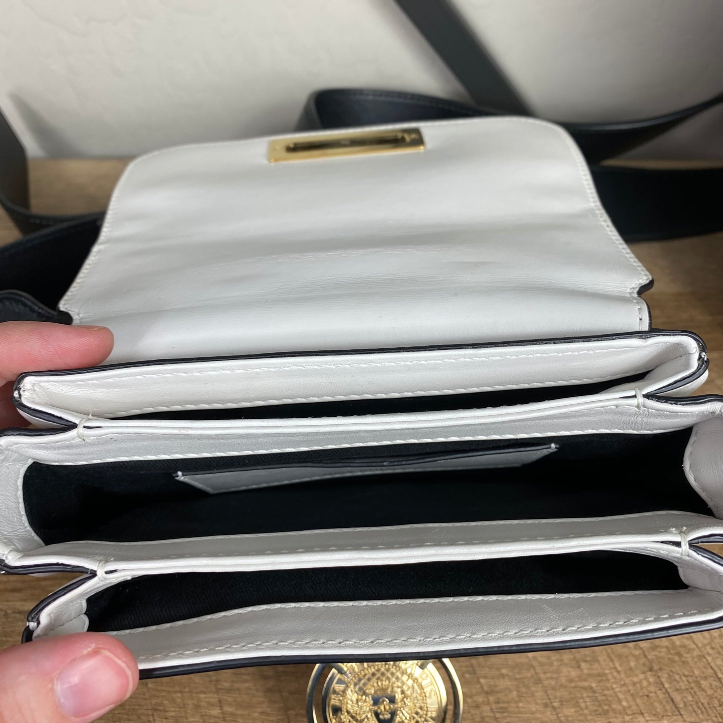 Balmain BBox Leather Crossbody Bag