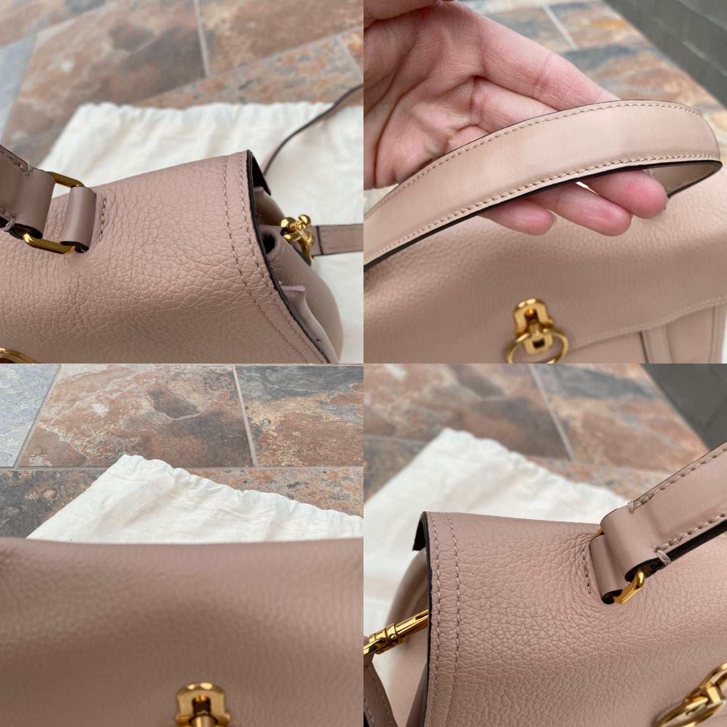 Mulberry Gracy Rosewater Leather Satchel Bag