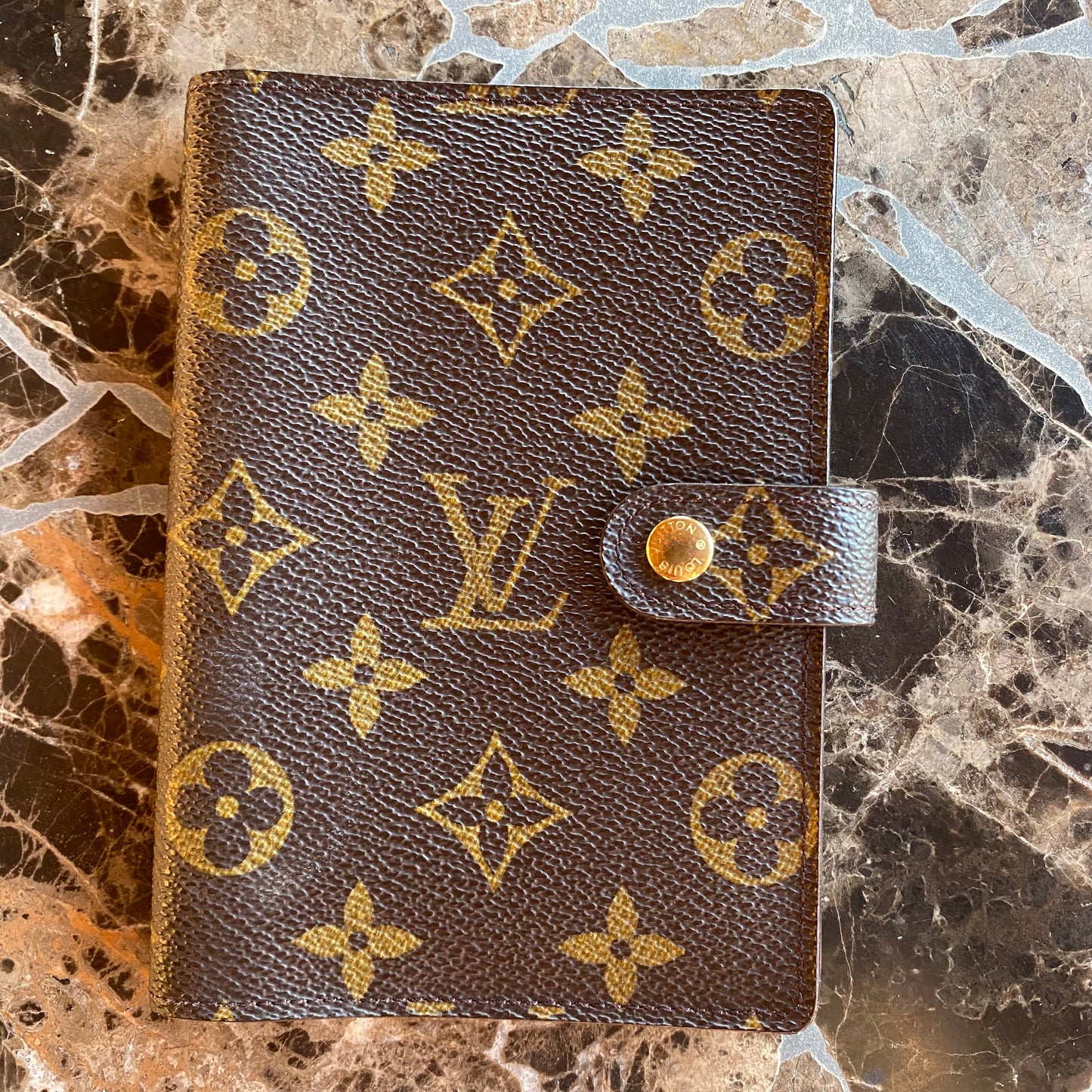 Louis Vuitton 2001 Monogram Small Ring Agenda Cover Planner