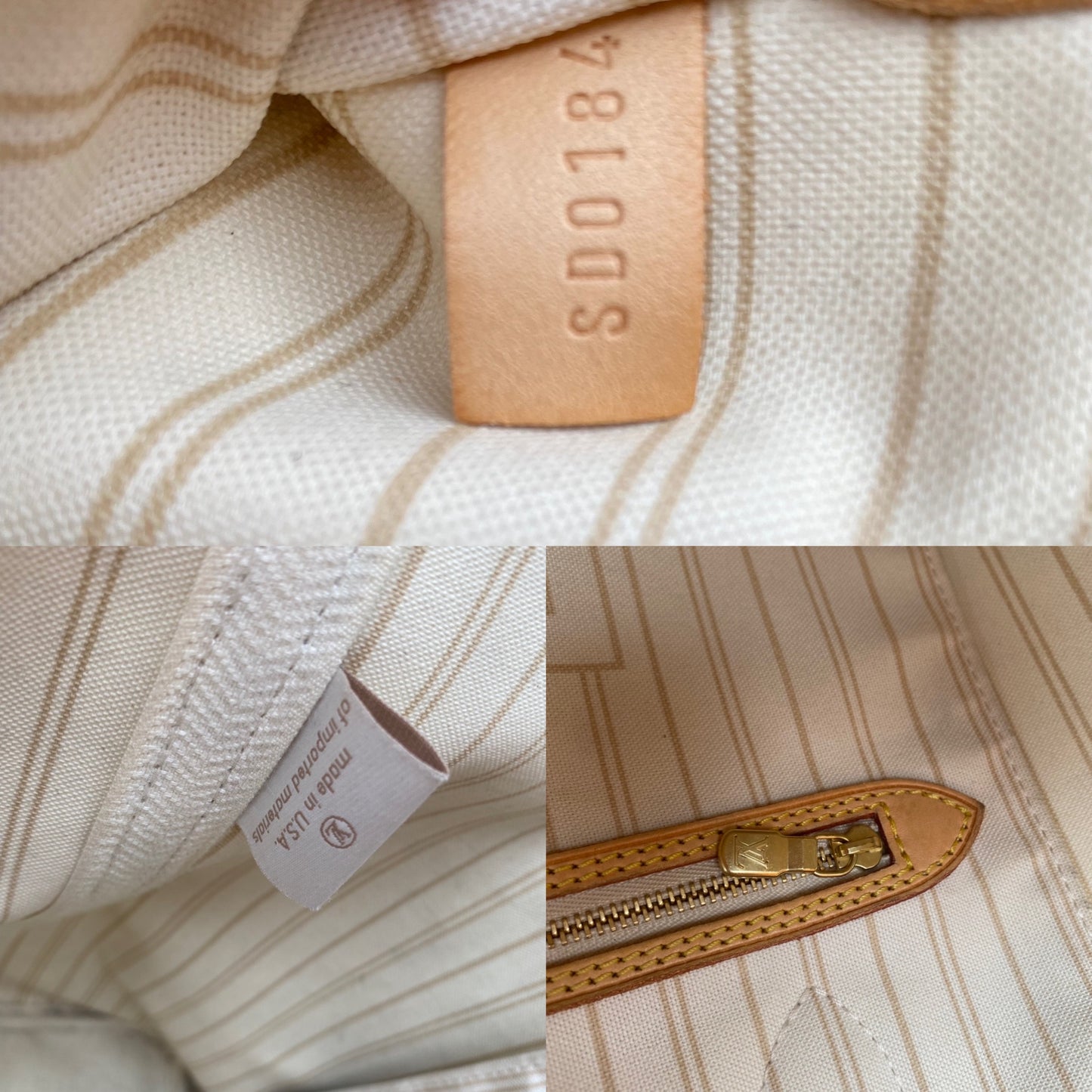 Louis Vuitton Damier Azur Neverfull GM