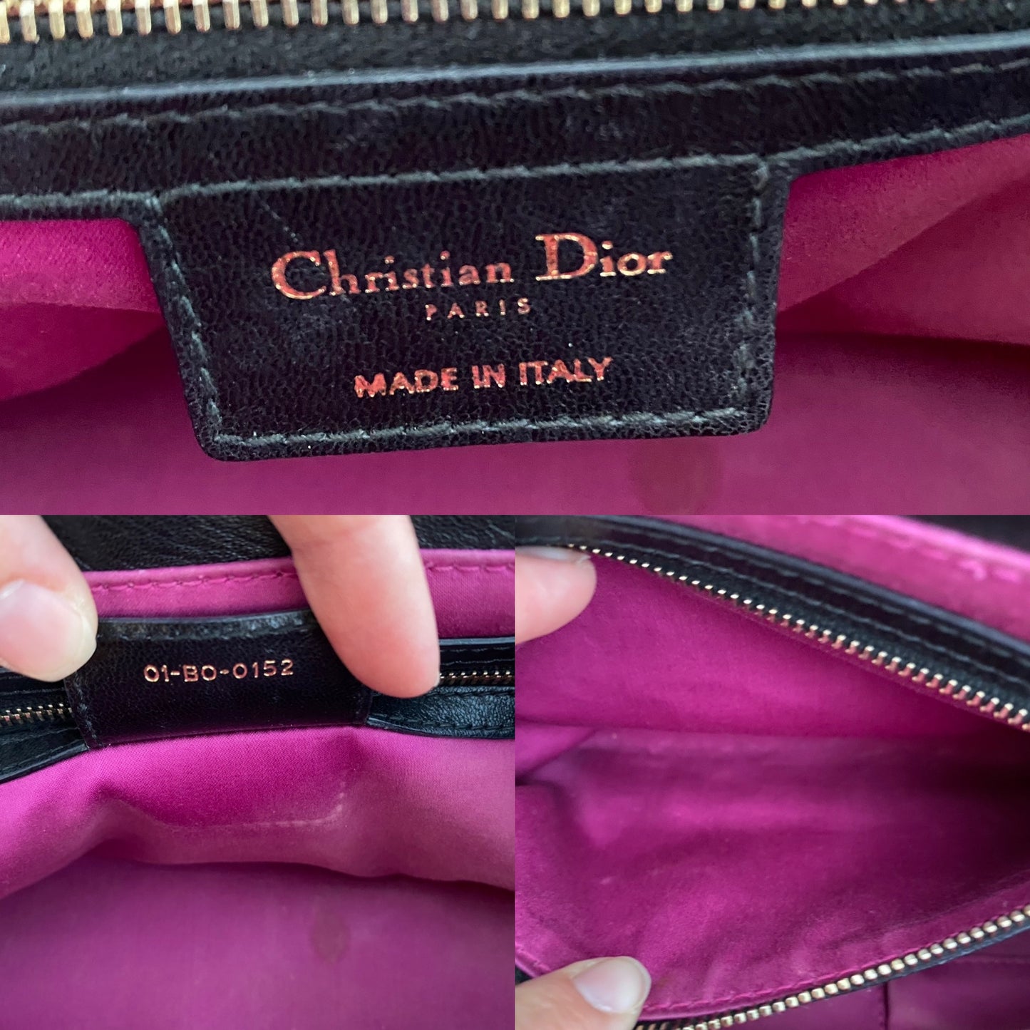 Dior Milly La Foret Quilted Leather Shoulder Bag
