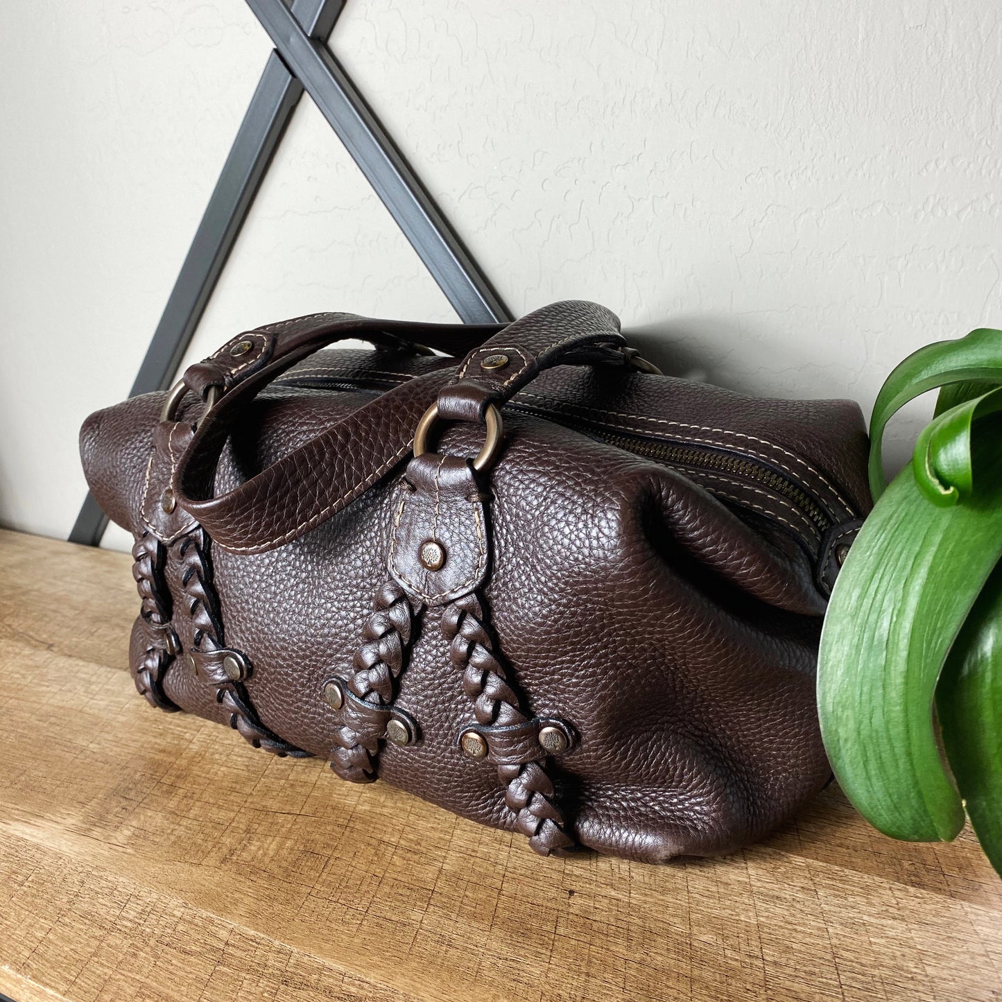 Mulberry Small Braided Leather Satchel