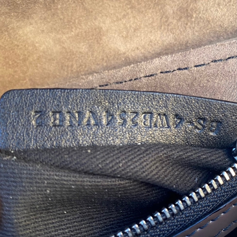 Valentino Garavani Patent Leather Histoire Flap Shoulder Bag