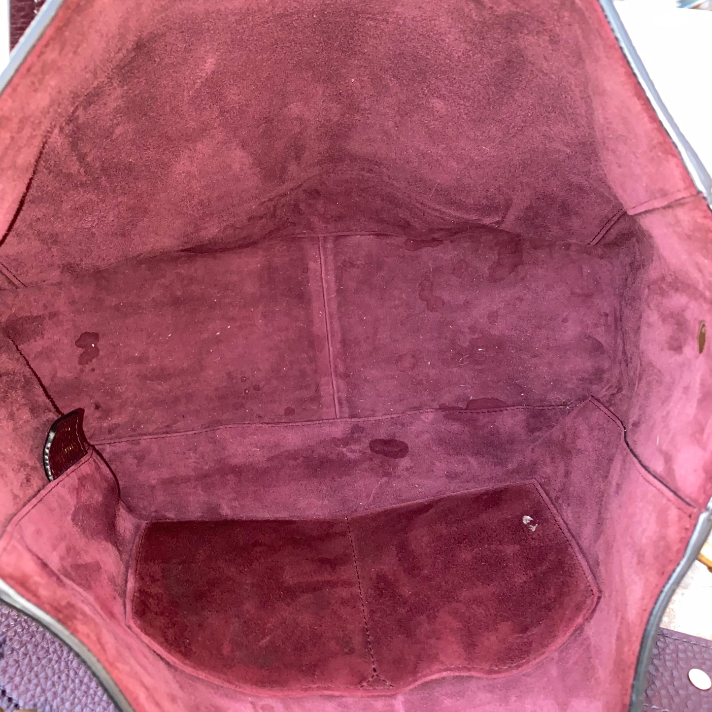 Christian Dior D-Bee Leather Tote