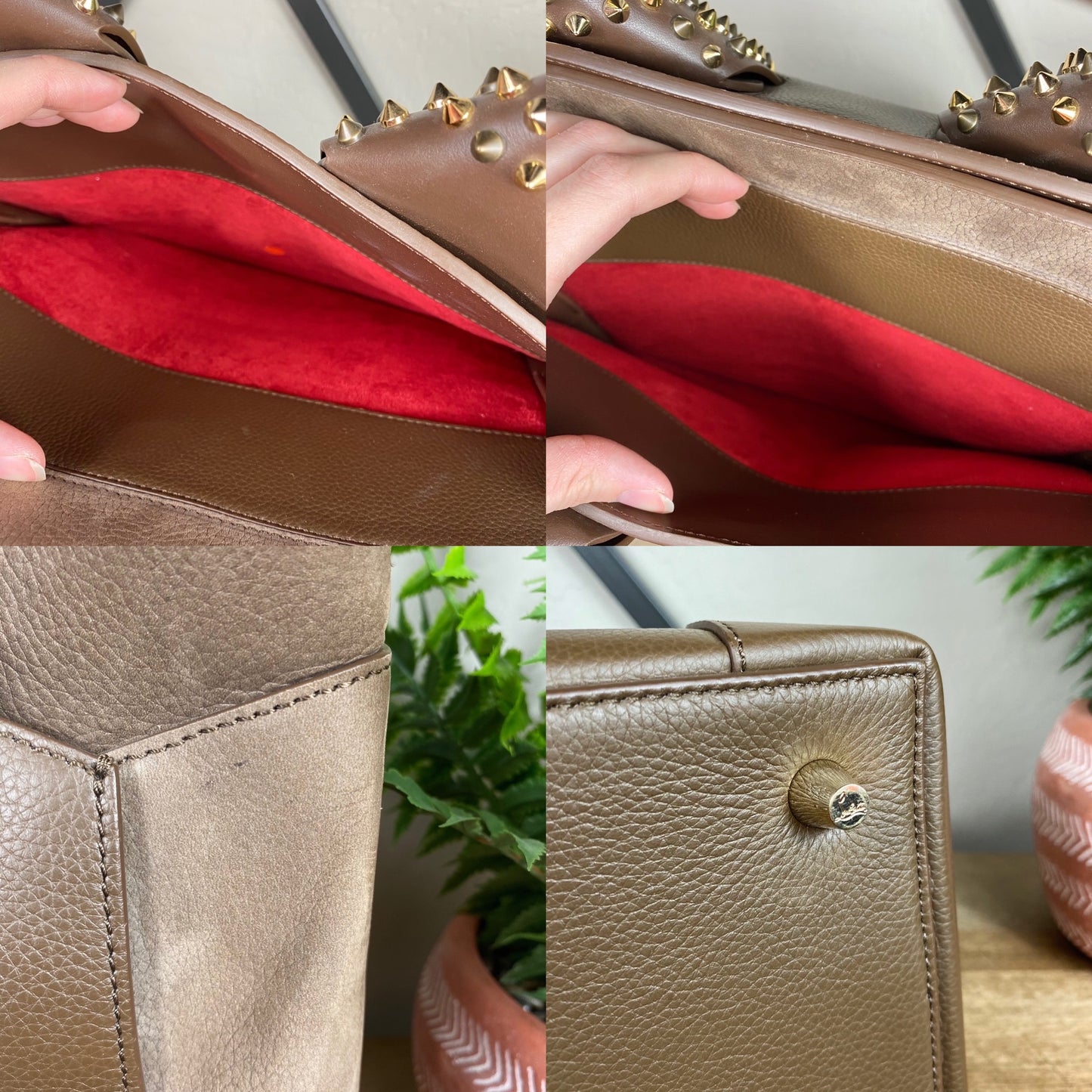 Christian Louboutin Large Eloise Studded Tote