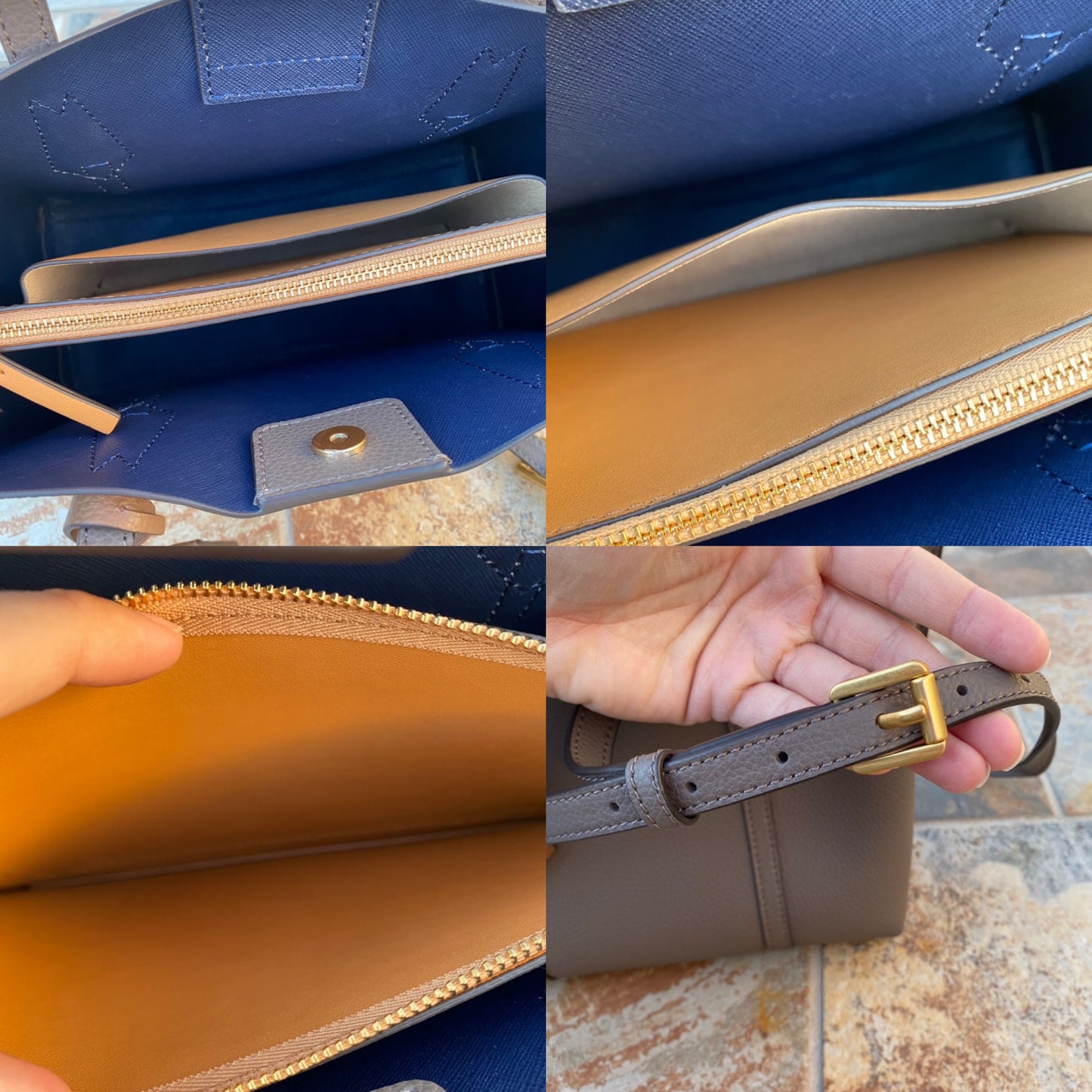 Tory Burch Perry Small Triple Compartment Tote Bag