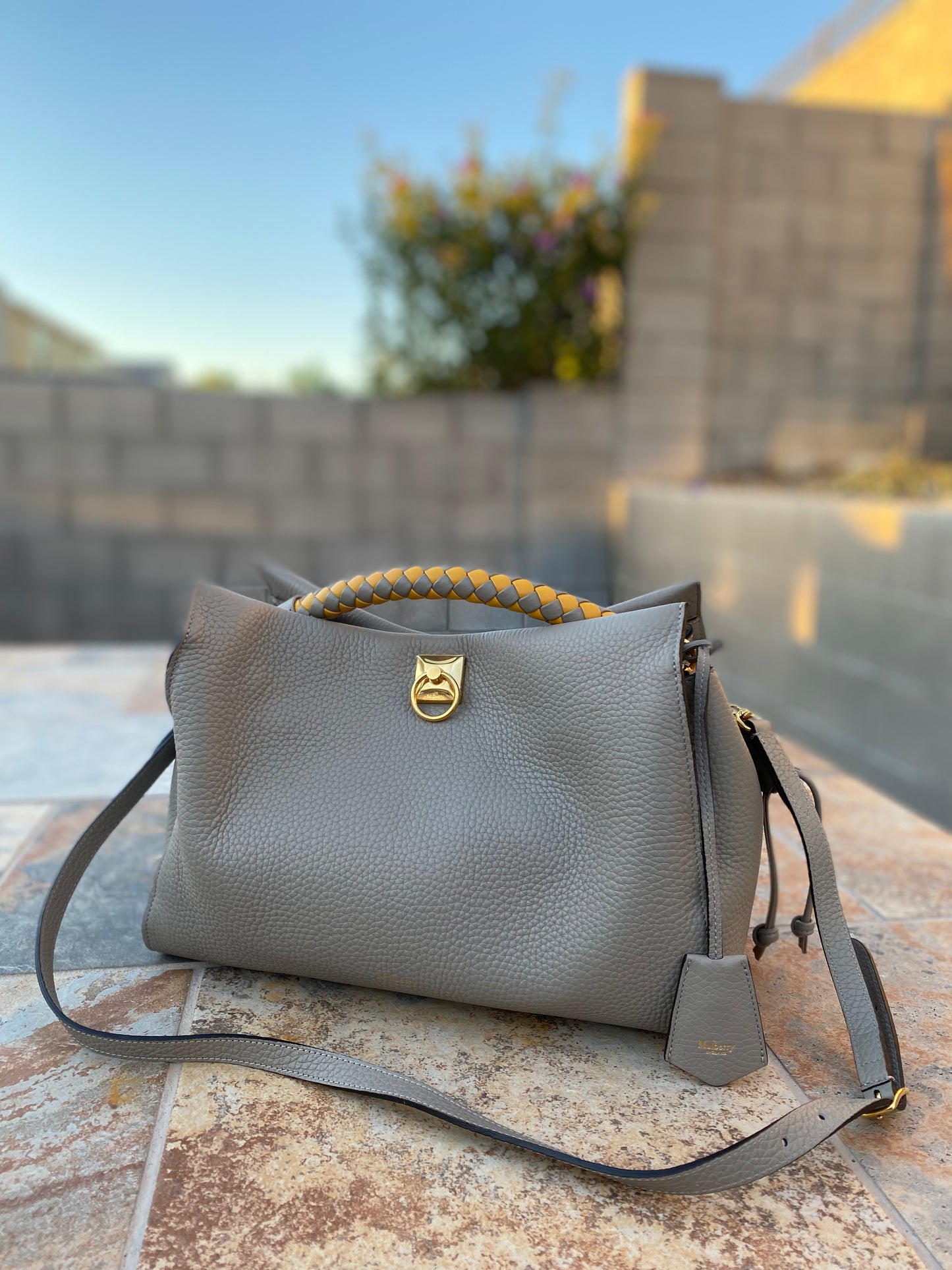 Mulberry Iris Large Leather Shoulder Bag