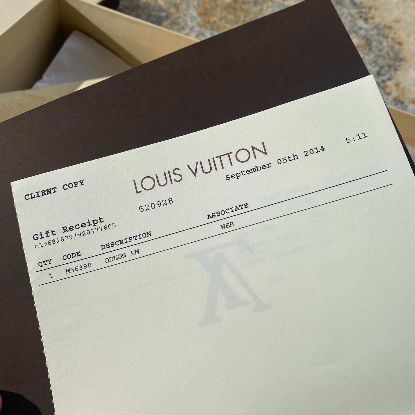 Louis Vuitton Monogram Odeon PM