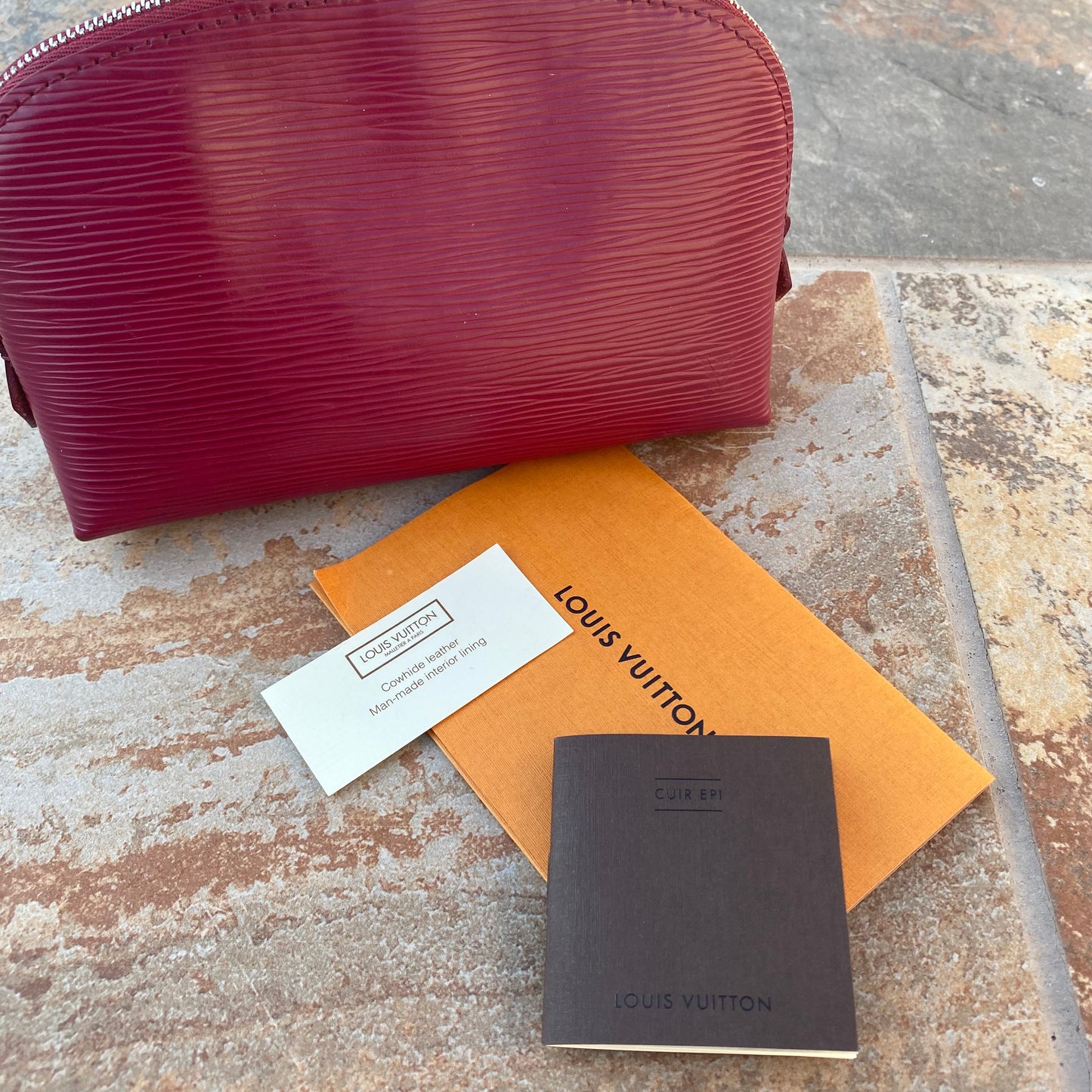 Louis Vuitton Epi Cosmetic Bag