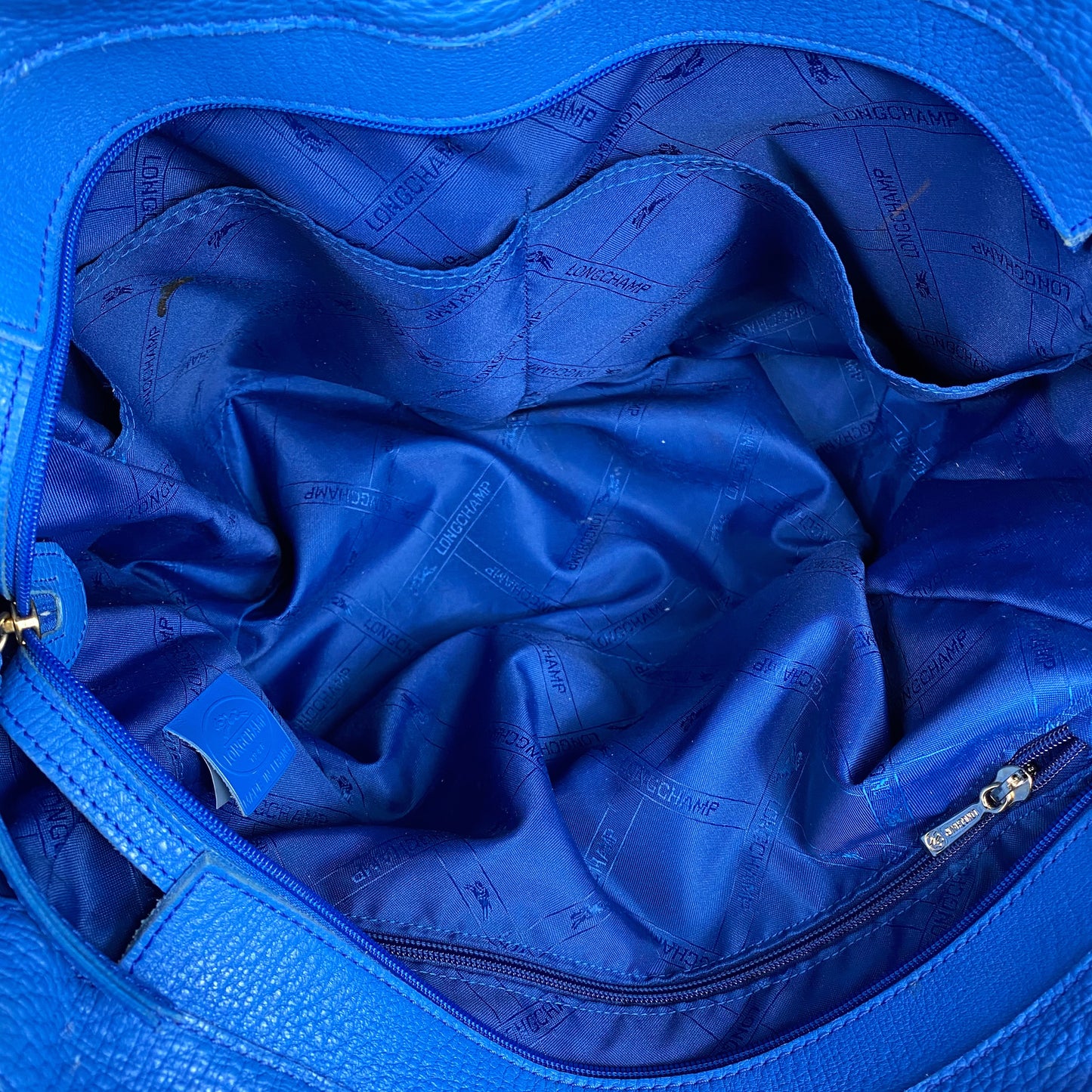 Longchamp Penelope Leather Shoulder Bag Tote