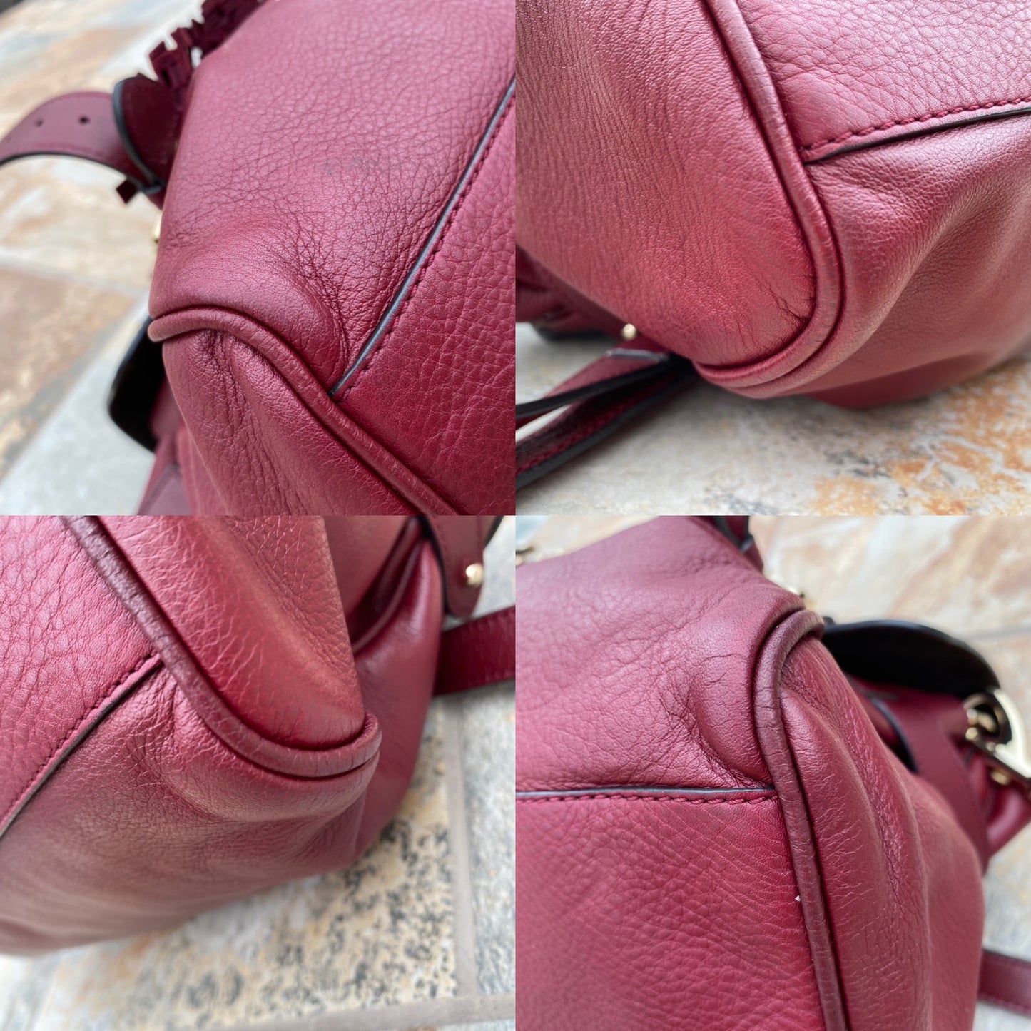 Mulberry Alexa Studded Leather Hobo Bag