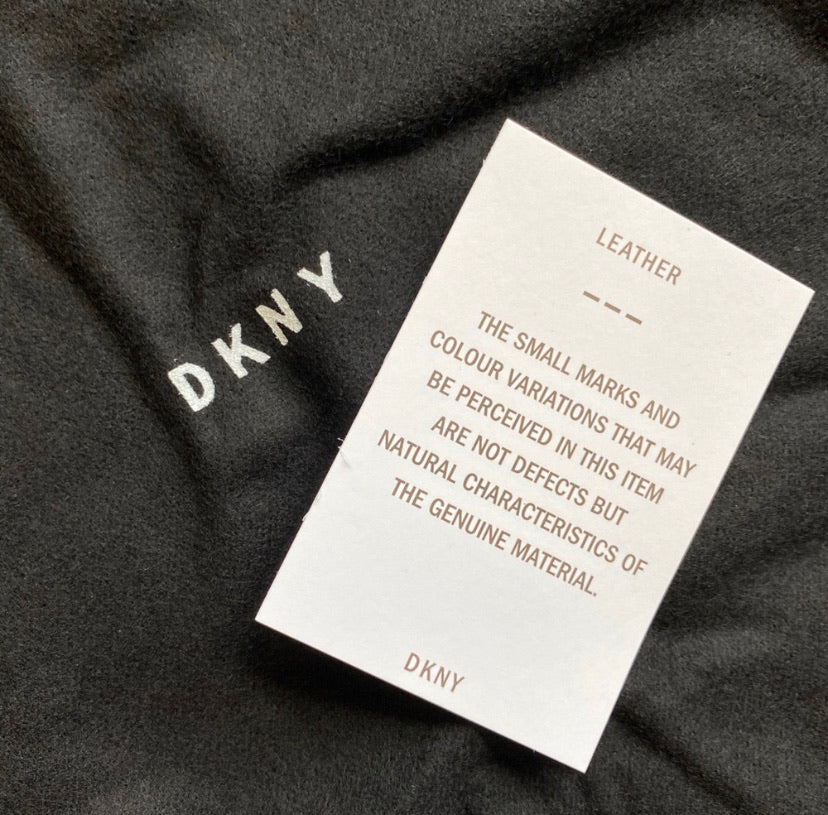 DKNY Elissa North South Leather Chain Crossbody