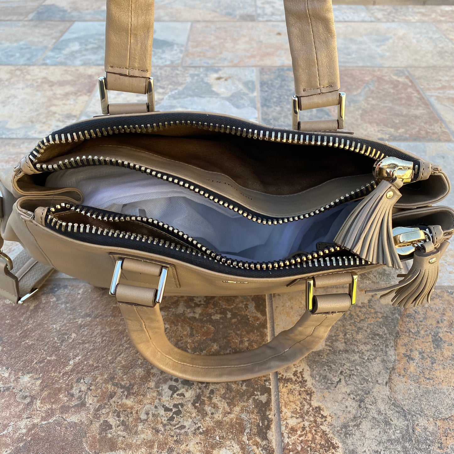 Anya Hindmarch Ebury Leather Zipper Tote