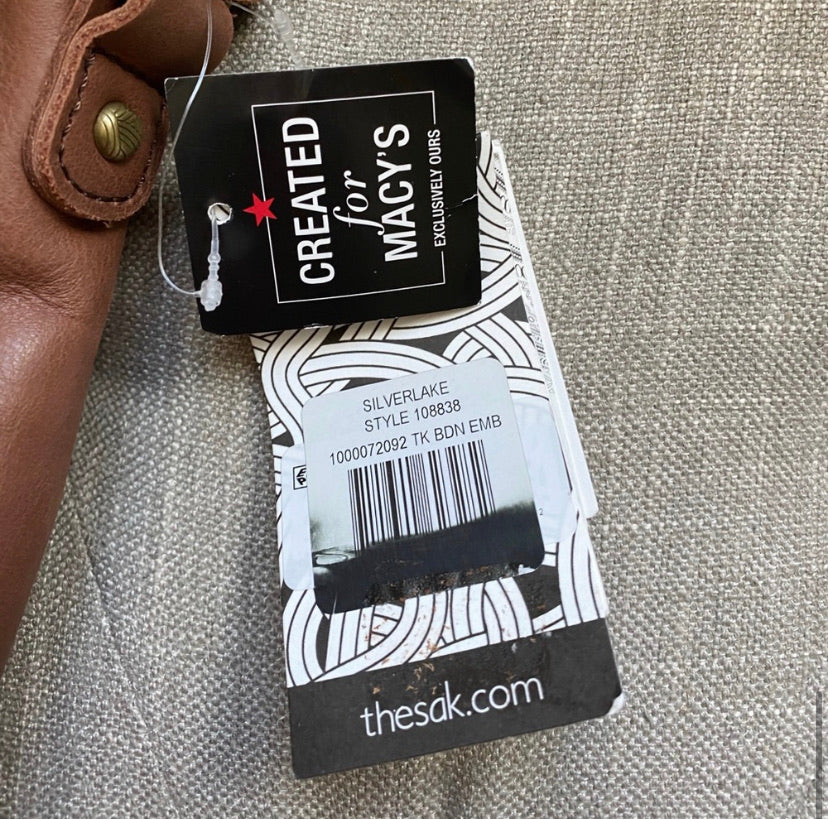 The Sak Sequoia Tooled Leather Hobo Shoulder Bag