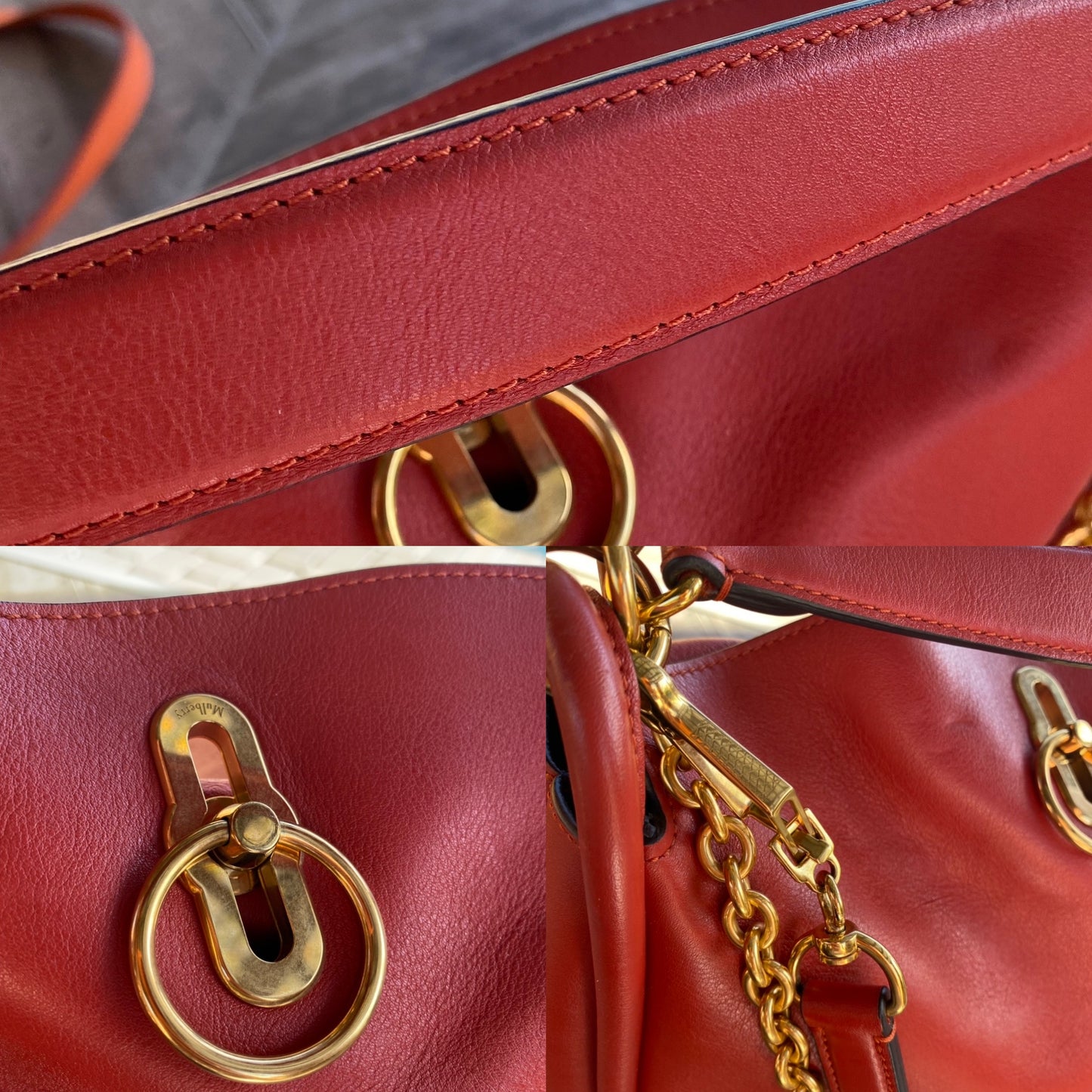 Mulberry Leighton Leather Hobo Shoulder Bag