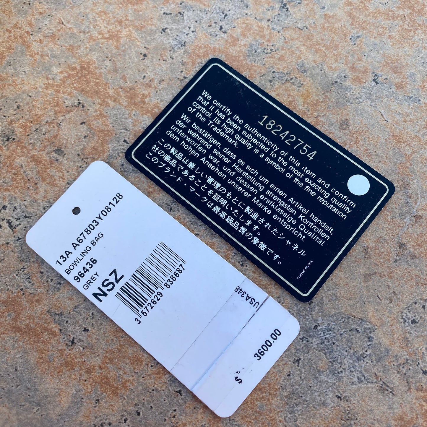 Chanel Paris-Edinburgh Castle Rock Bowling Bag