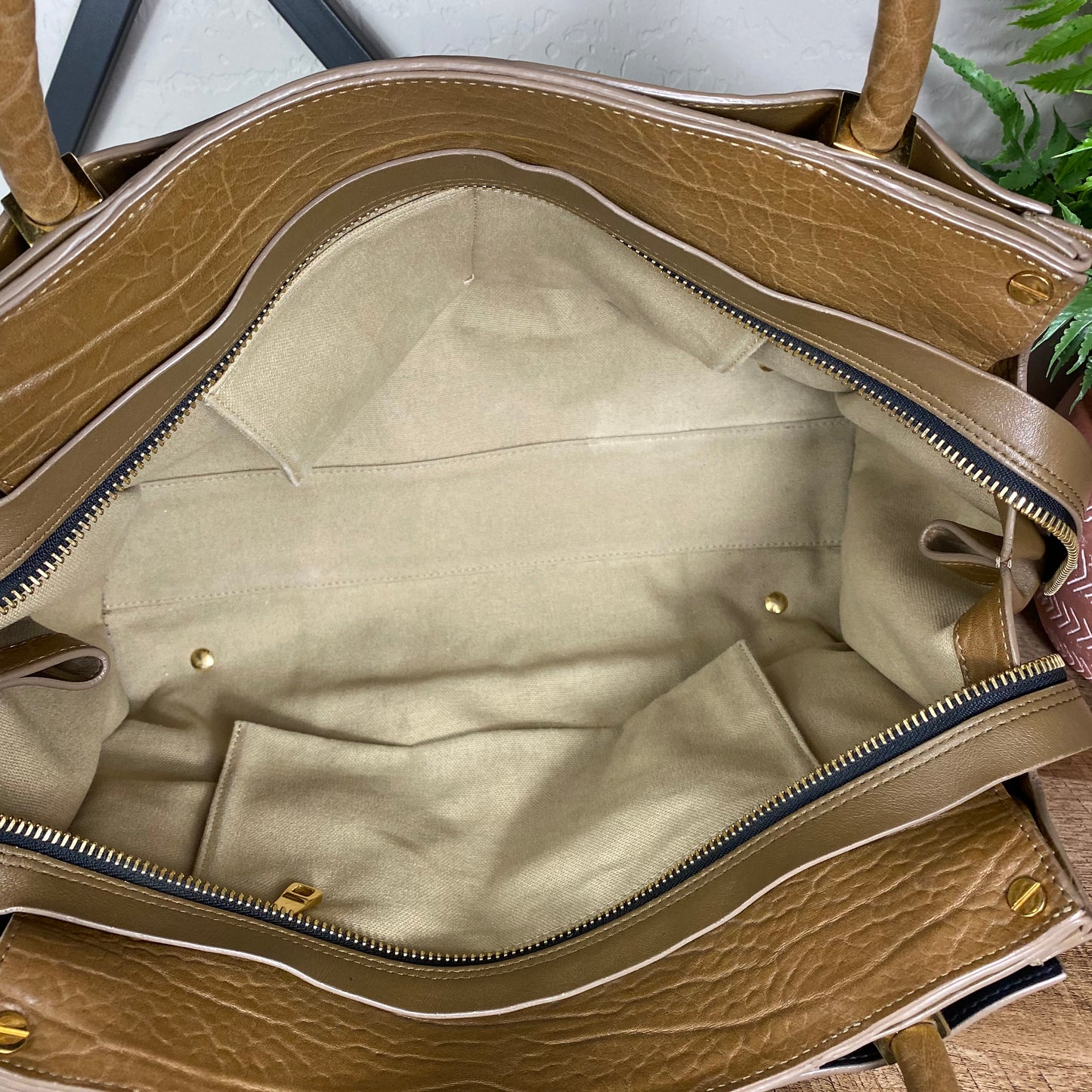 Chloé East West Dree Leather Satchel