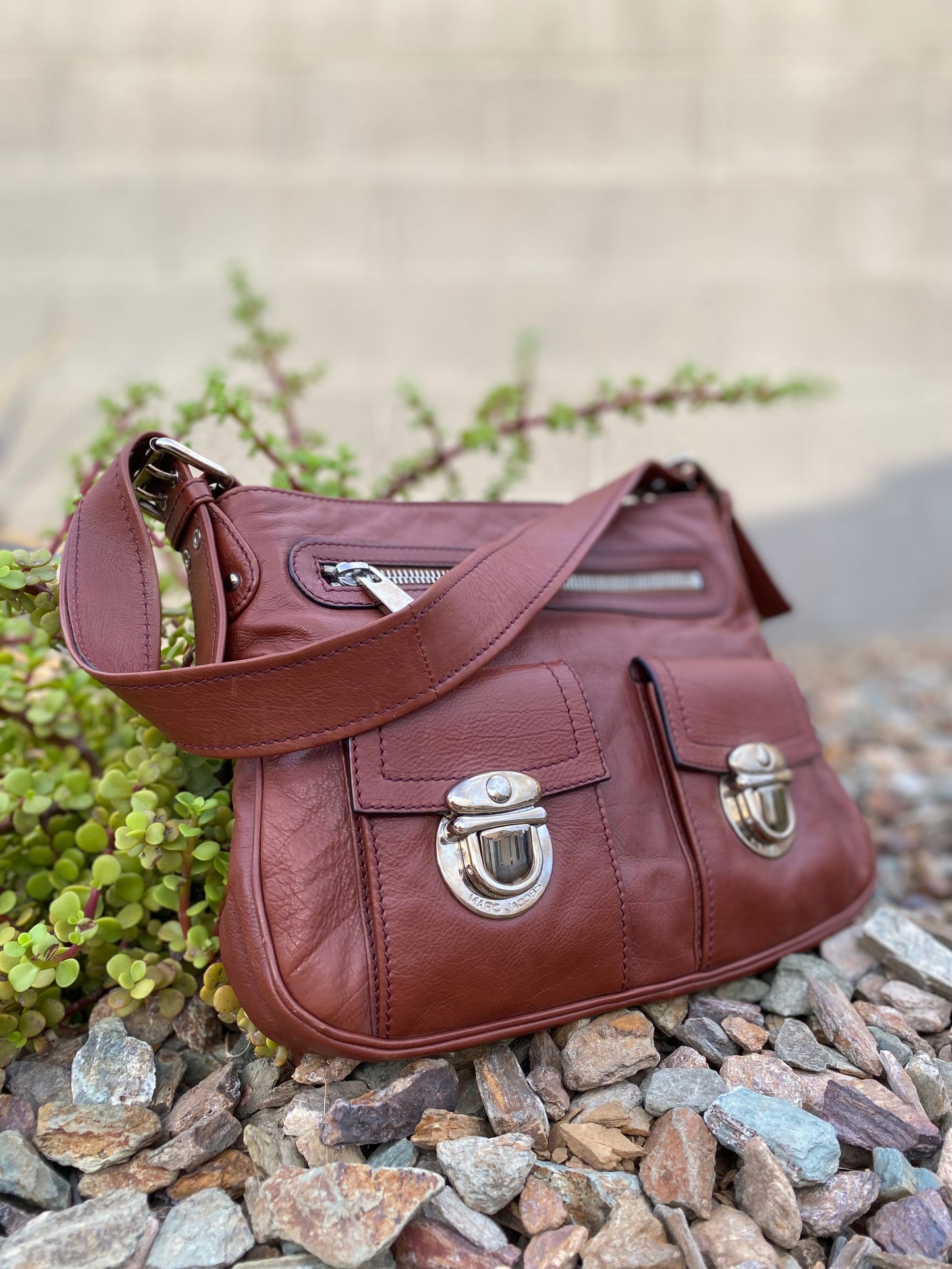 Marc Jacobs Sophia Calf Leather Hobo