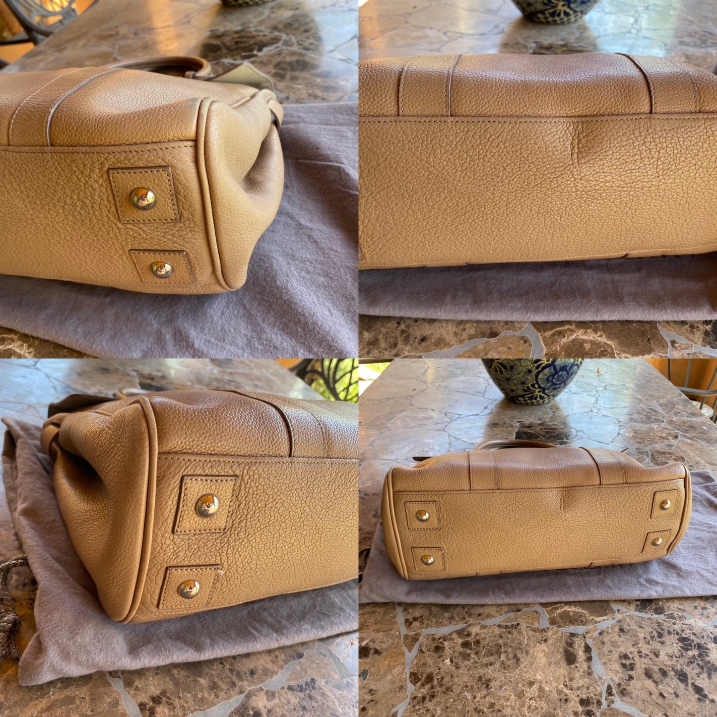 Mulberry Natural Grain Calfskin Leather Bayswater